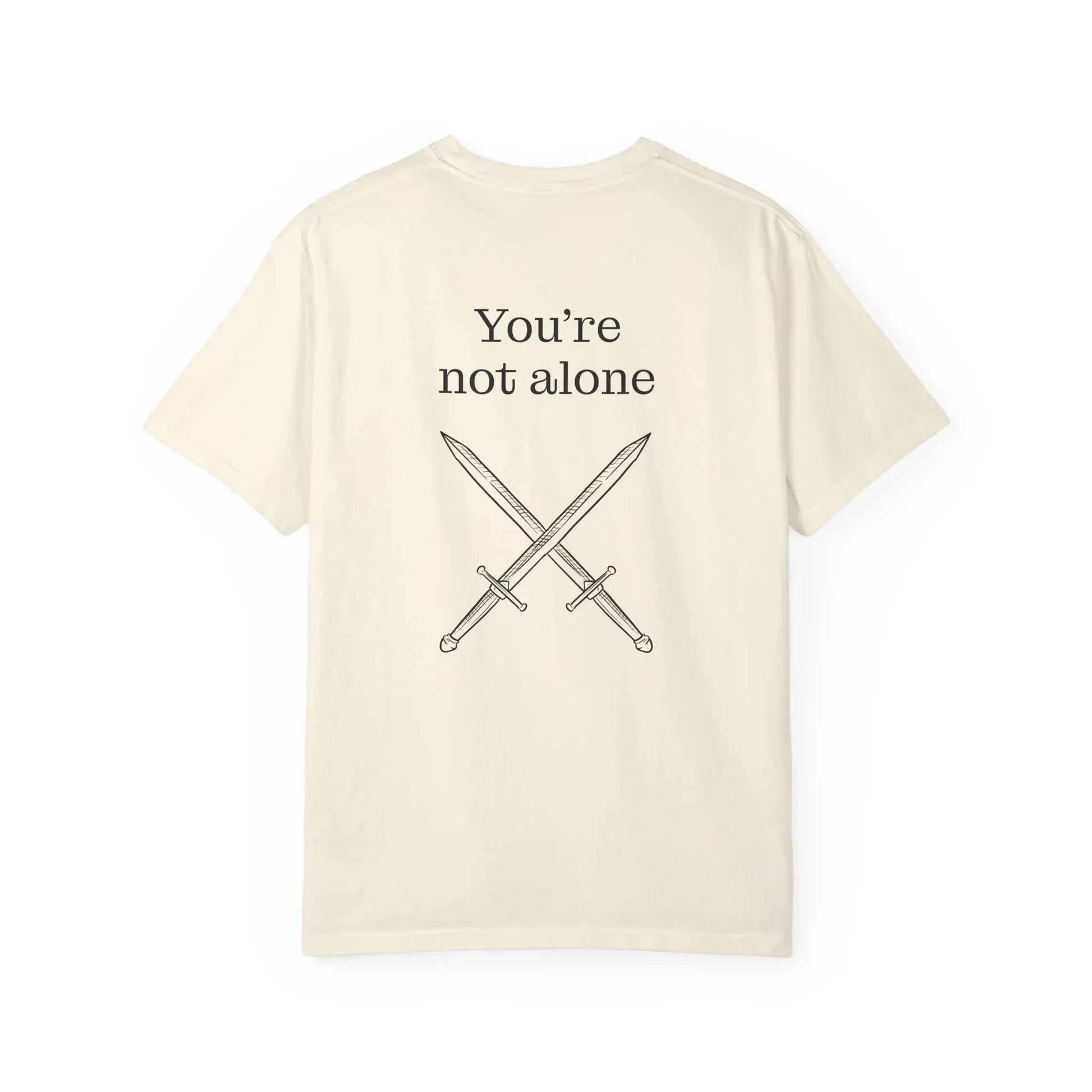 Cancer Survivor Unisex Garment-Dyed T-shirt - Inspirational Motivational Tee - The Dreamer's Bookshop.