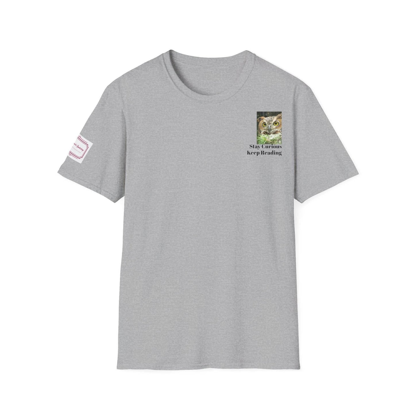 Inspirational Unisex Softstyle T-Shirt - 'Keep Breathing' Motivational Design - The Dreamer's Bookshop.