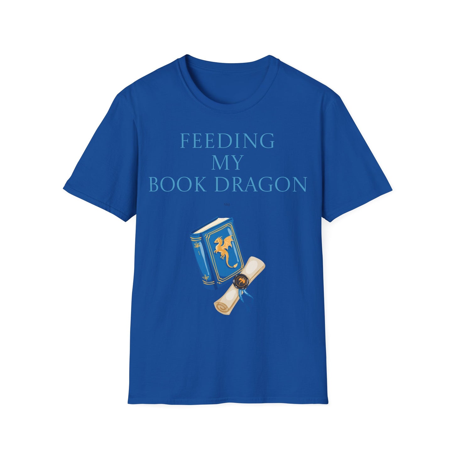 Unisex -Inspired T-Shirt - "Book Dragon" - Perfect for Book Lovers