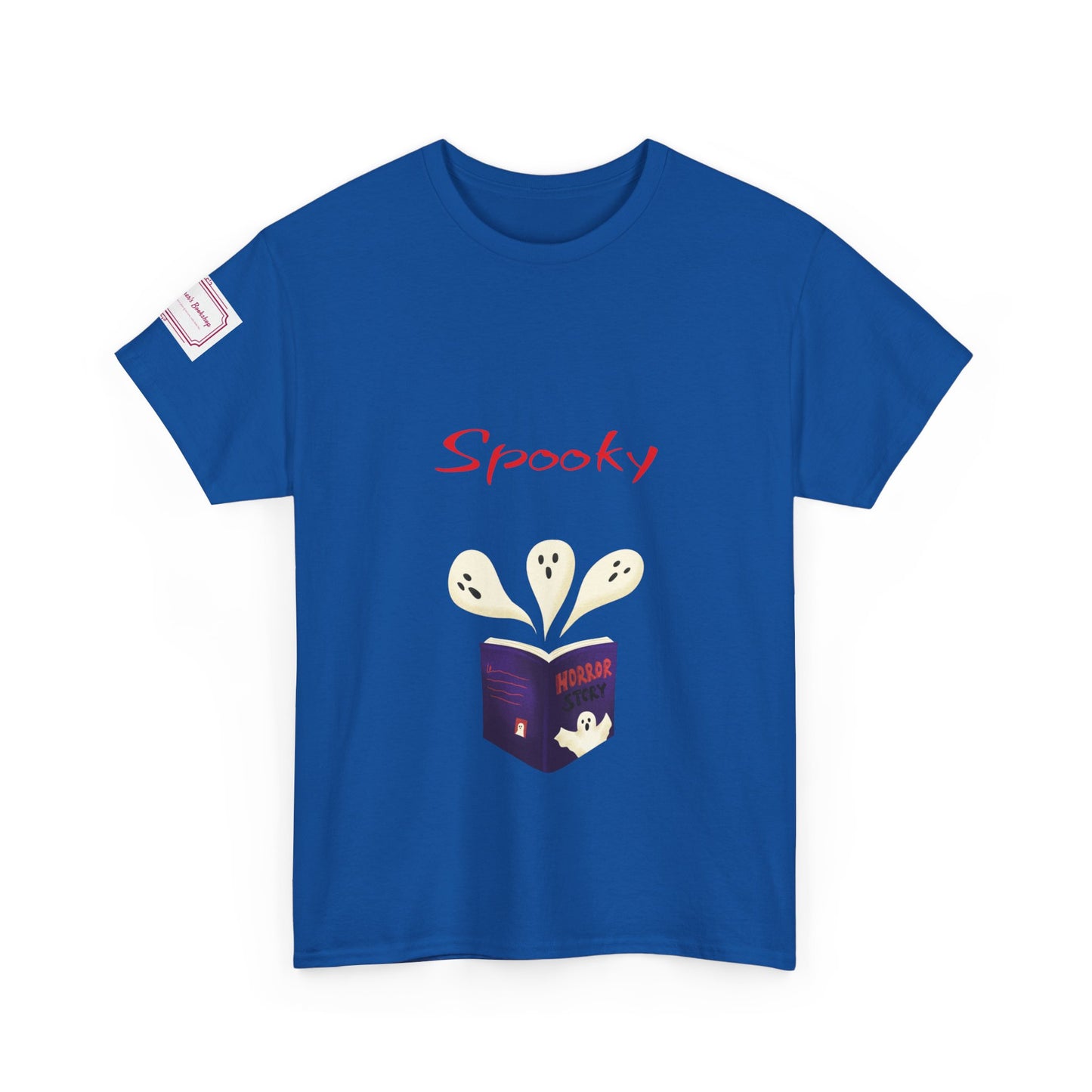 US (Ww) Fiction - Graphic Unisex Heavy Cotton Tee - Spooky Books