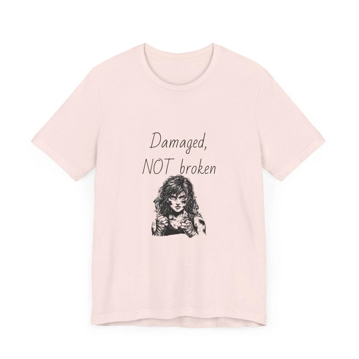 Fierce Survivor Unisex Short Sleeve Tee - Damaged, NOT broken - The Dreamer's Bookshop.
