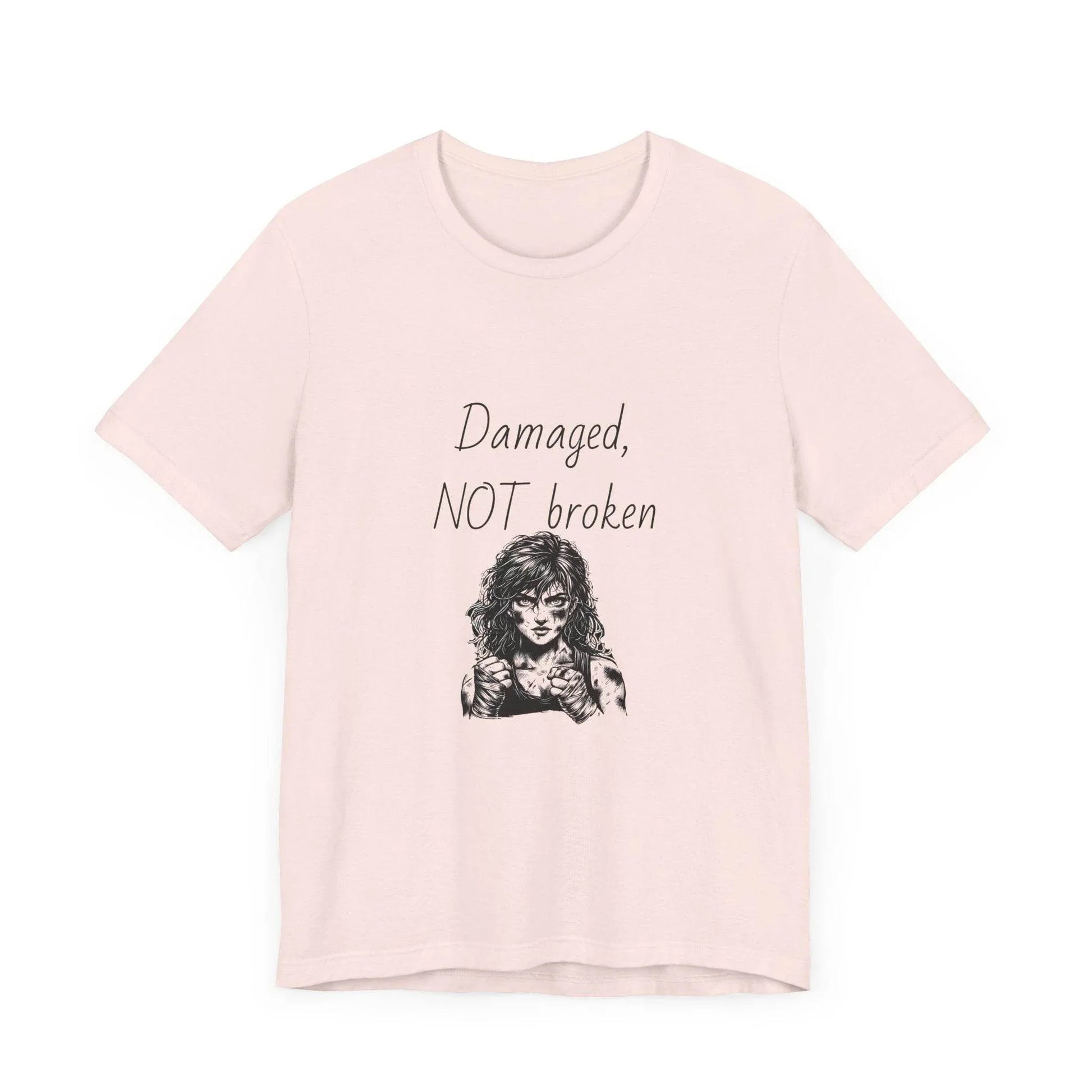 Fierce Survivor Unisex Short Sleeve Tee - Damaged, NOT broken - The Dreamer's Bookshop.