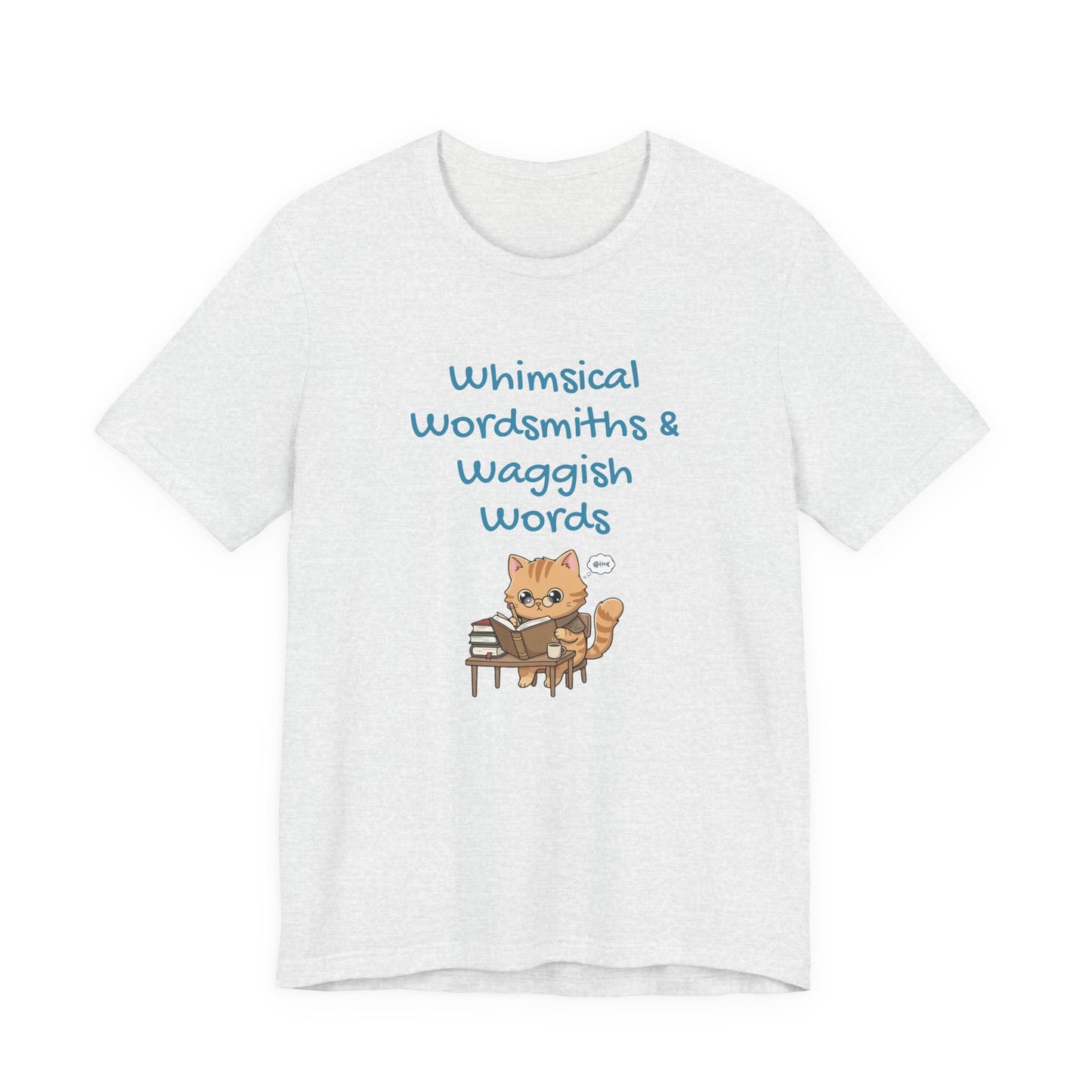 Whimsical Wordsmiths Short Sleeve Tee - Creative Gift for Writers