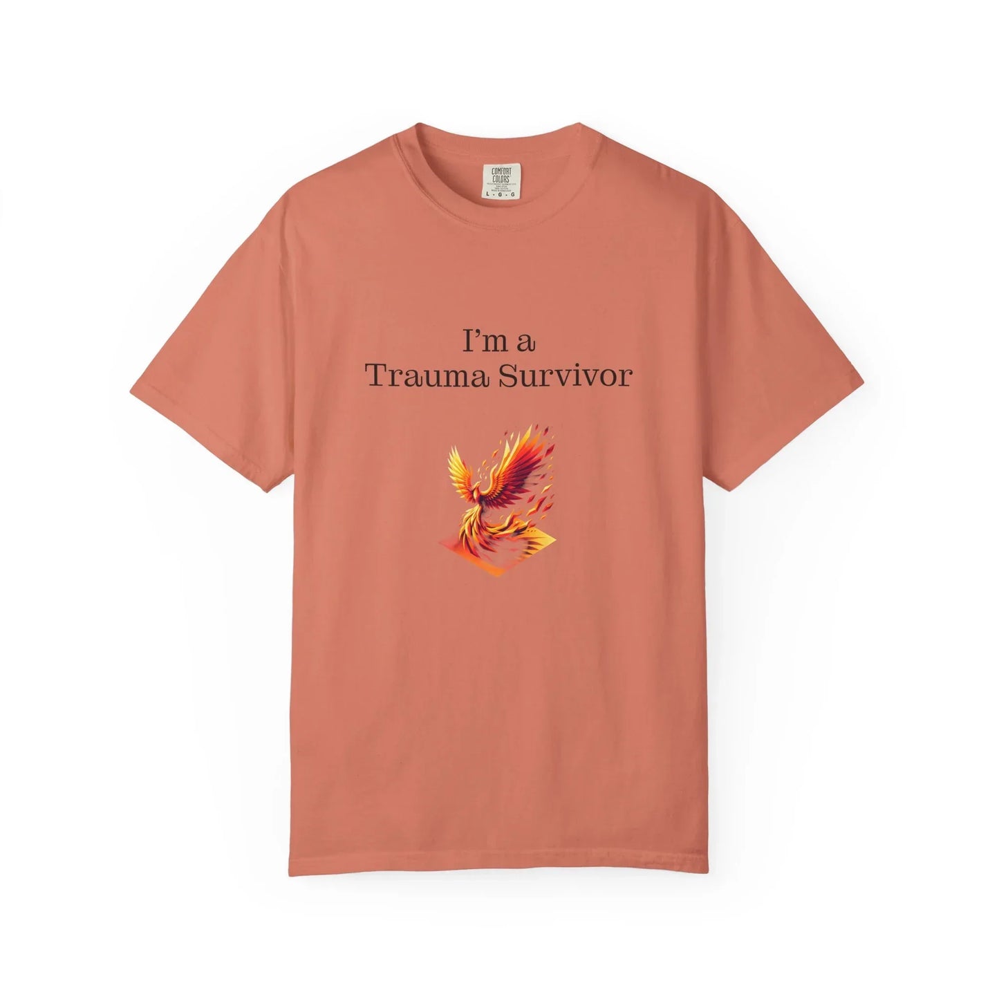 Trauma Survivor Unisex Garment-Dyed T-Shirt - Empowering Supportive Apparel - The Dreamer's Bookshop.