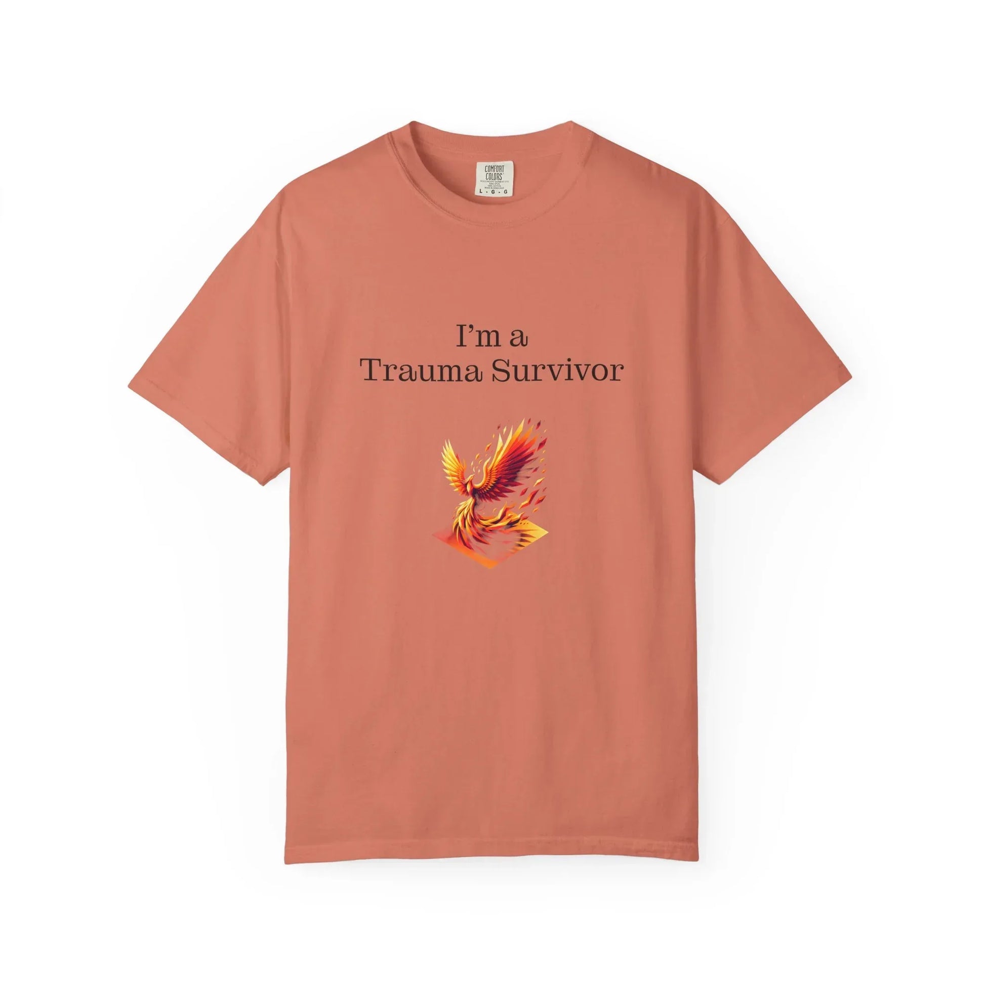 Trauma Survivor Unisex Garment-Dyed T-Shirt - Empowering Supportive Apparel - The Dreamer's Bookshop.