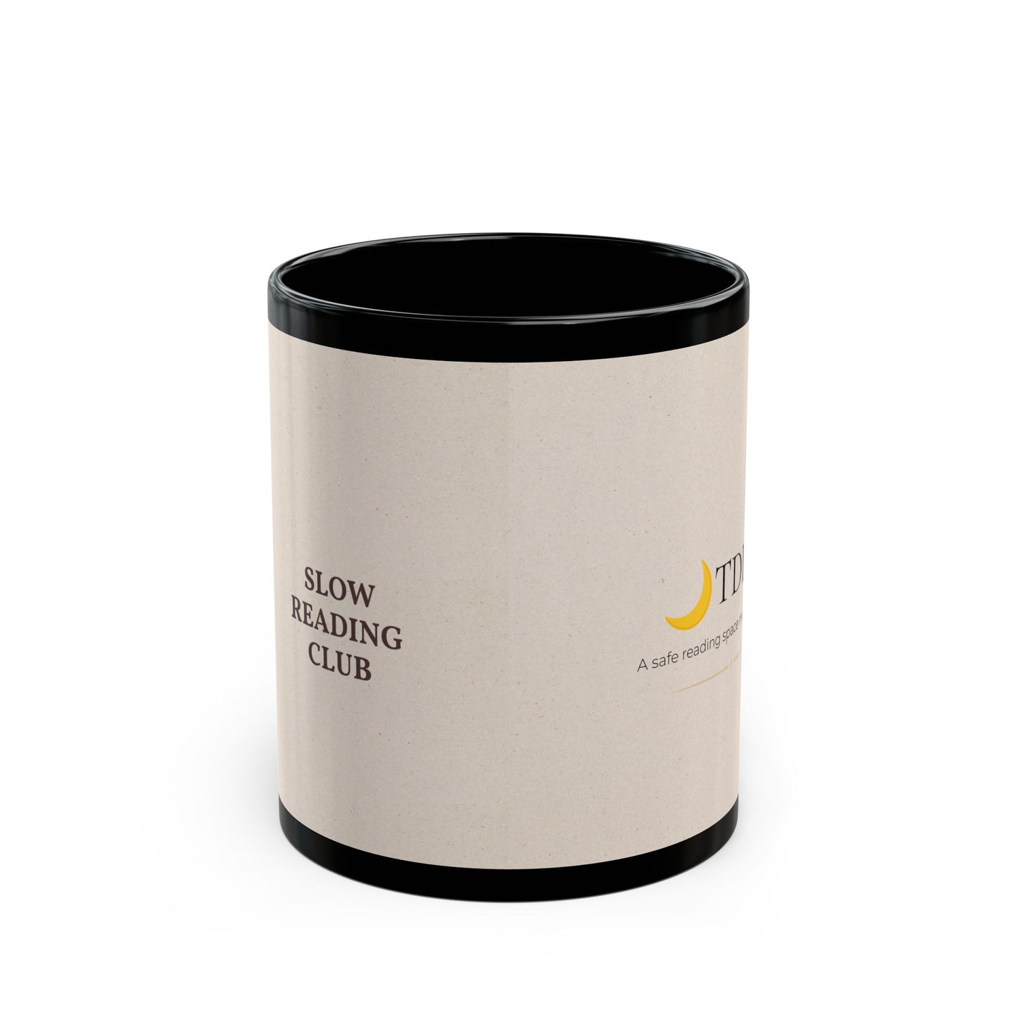 Black Mug (11oz, 15oz) - Slow Reading Club - TDL