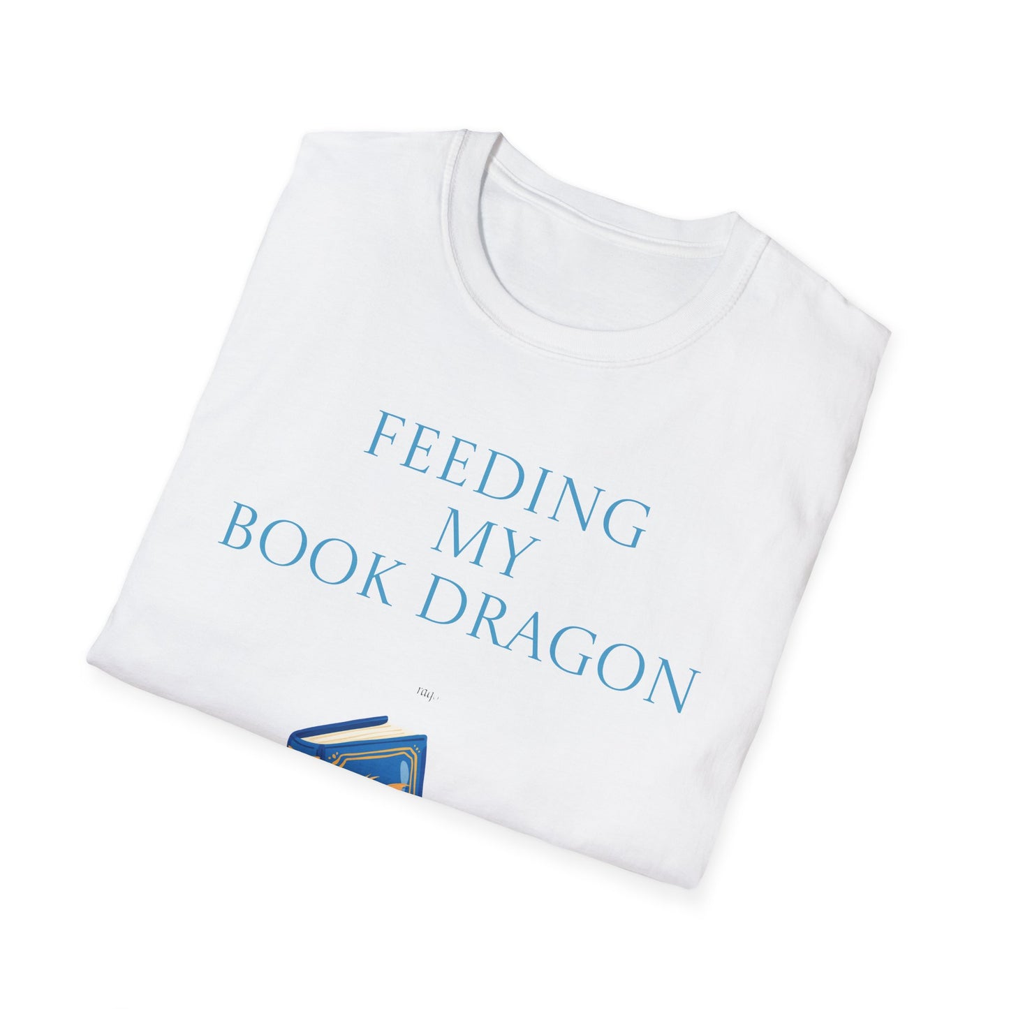 Unisex Softstyle T-Shirt - 'Book Dragon'