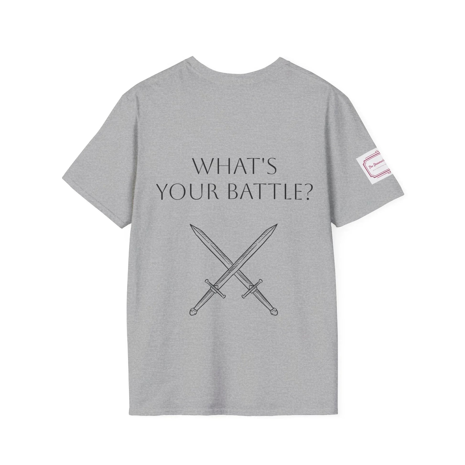 Cancer Warrior Unisex Softstyle T-Shirt - Empowering Graphic Tee for Women's Health Awarenes - The Dreamer's Bookshop.