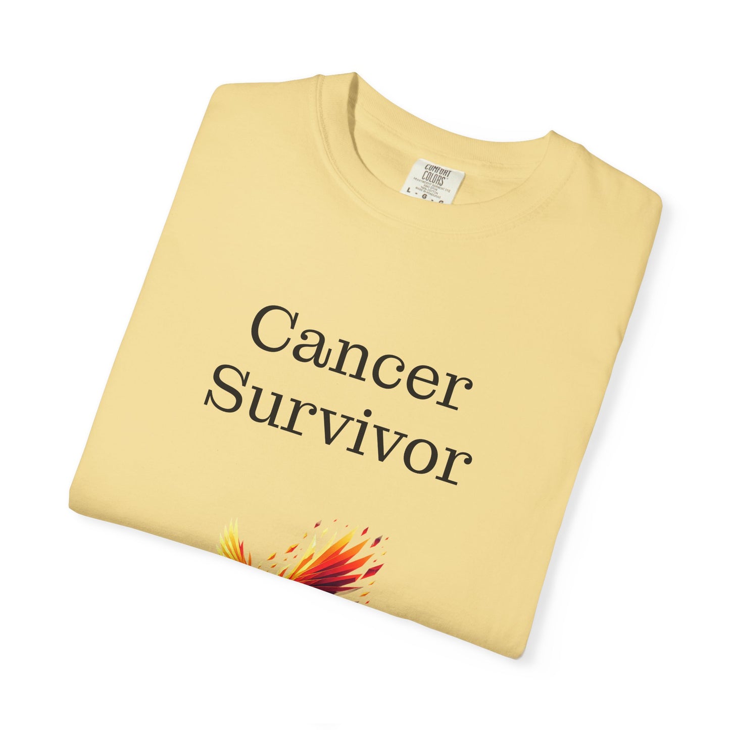 AU - Cancer Survivor Unisex Garment-Dyed T-Shirt - Empowering Supportive Apparel