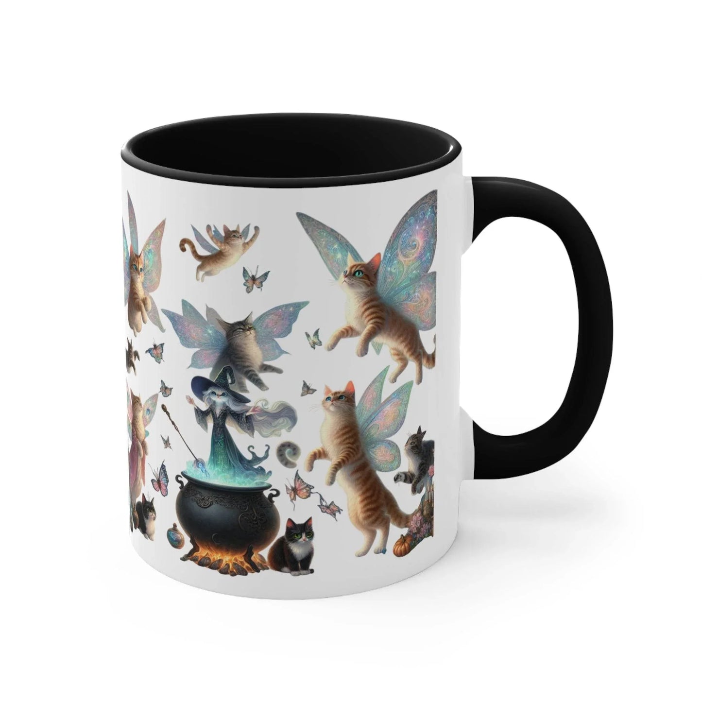 Funny Accent Mug - 11oz Home brew Magic Cats - The Dreamer's Bookshop.