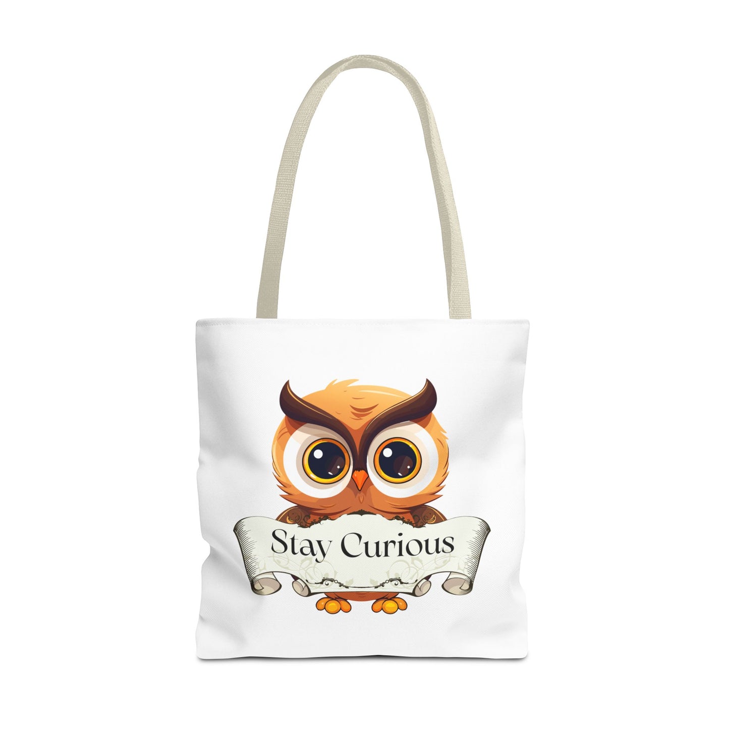 Literary Tote Bag - Stay Curous - The Dreamer's Bookshop Designs