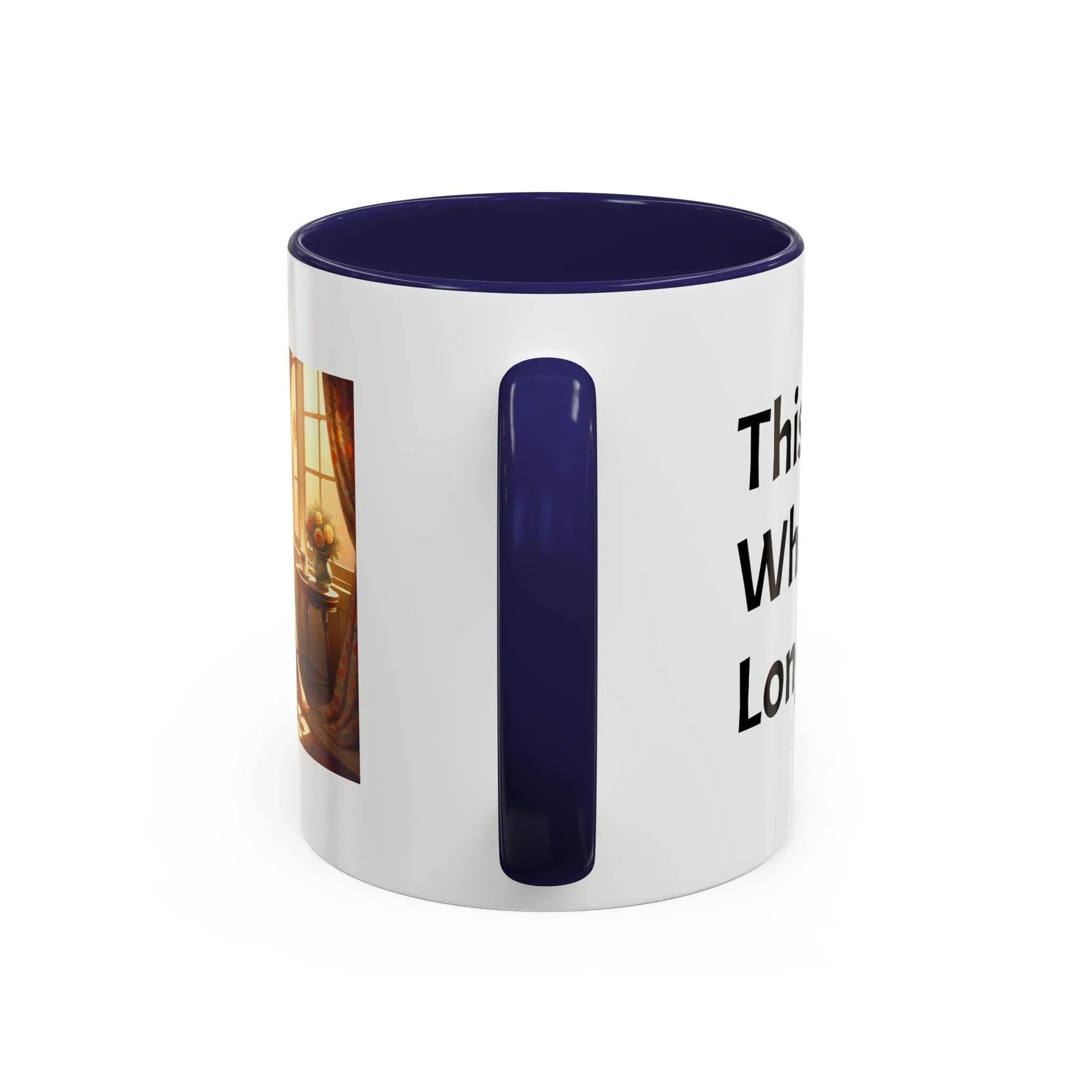 Cozy Reading Accent Coffee Mug - 11 oz - Perfect for Book Lovers - The Dreamer's Bookshop.