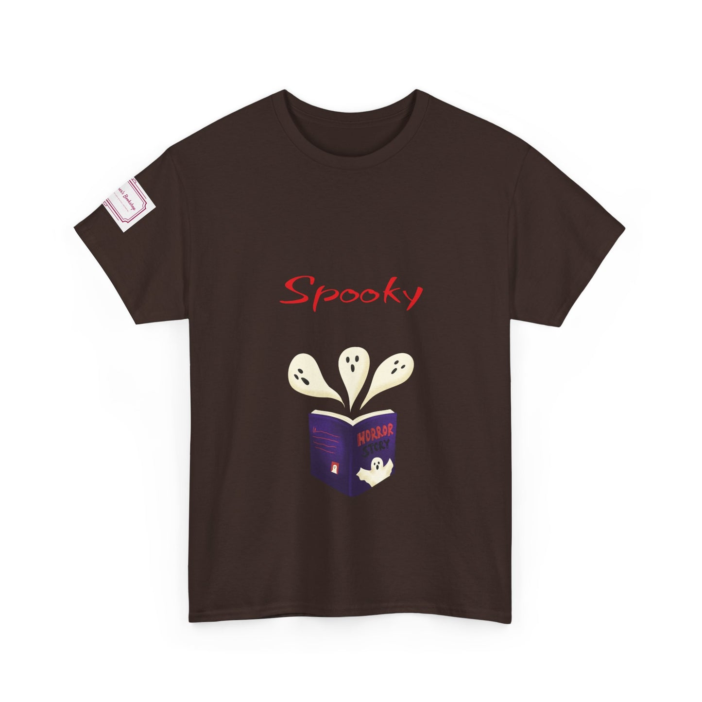 US (Ww) Fiction - Graphic Unisex Heavy Cotton Tee - Spooky Books
