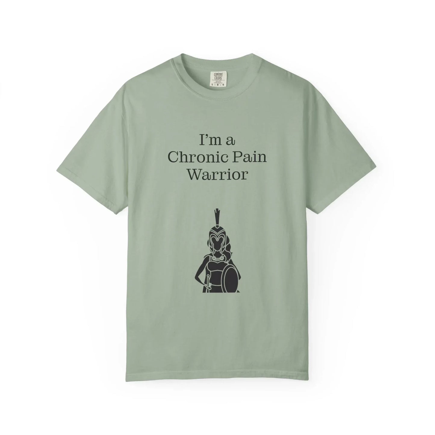 Chronic Pain Warrior Unisex Garment-Dyed T-Shirt - Empowering Supportive Apparel - The Dreamer's Bookshop.