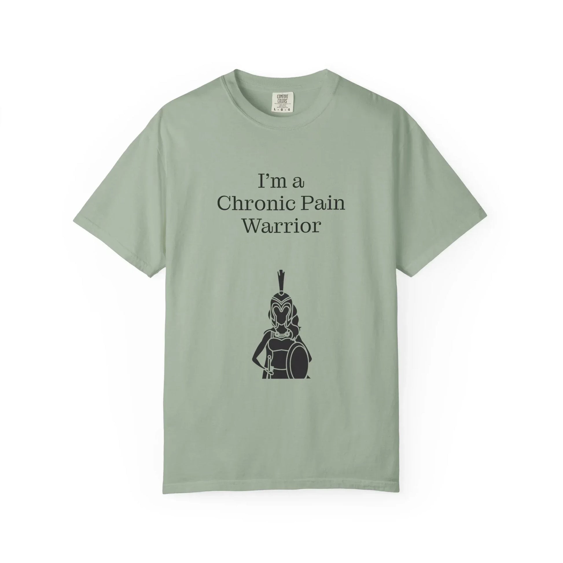 Chronic Pain Warrior Unisex Garment-Dyed T-Shirt - Empowering Supportive Apparel - The Dreamer's Bookshop.