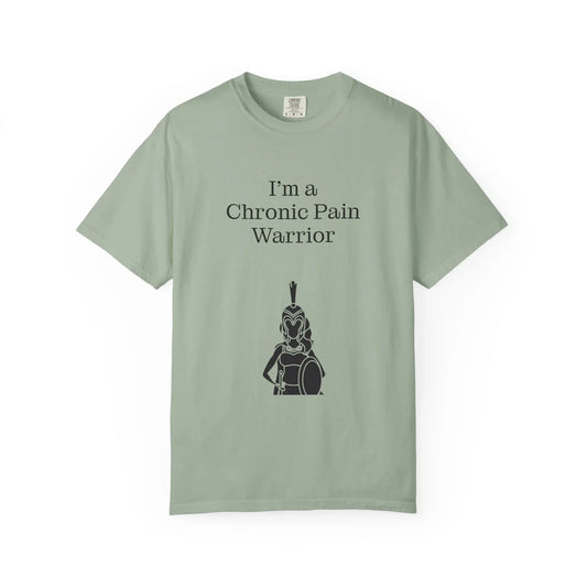 Chronic Pain Warrior Unisex Garment-Dyed T-Shirt - Empowering Supportive Apparel - The Dreamer's Bookshop.