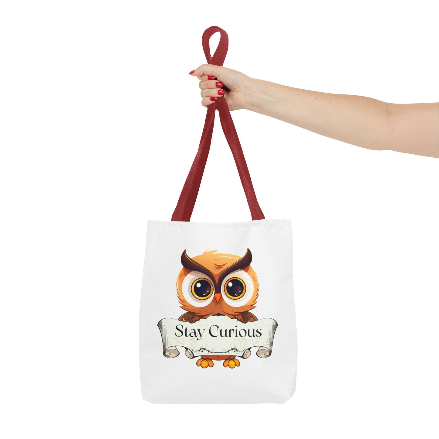 Literary Tote Bag - Stay Curous - The Dreamer's Bookshop Designs