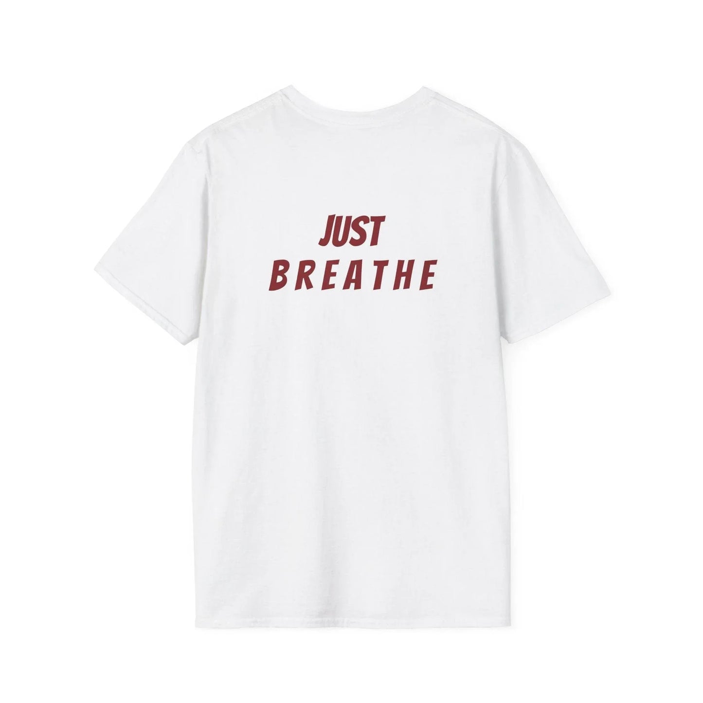 Unisex Softstyle T-Shirt - 'Just Breathe' - The Dreamer's Bookshop.