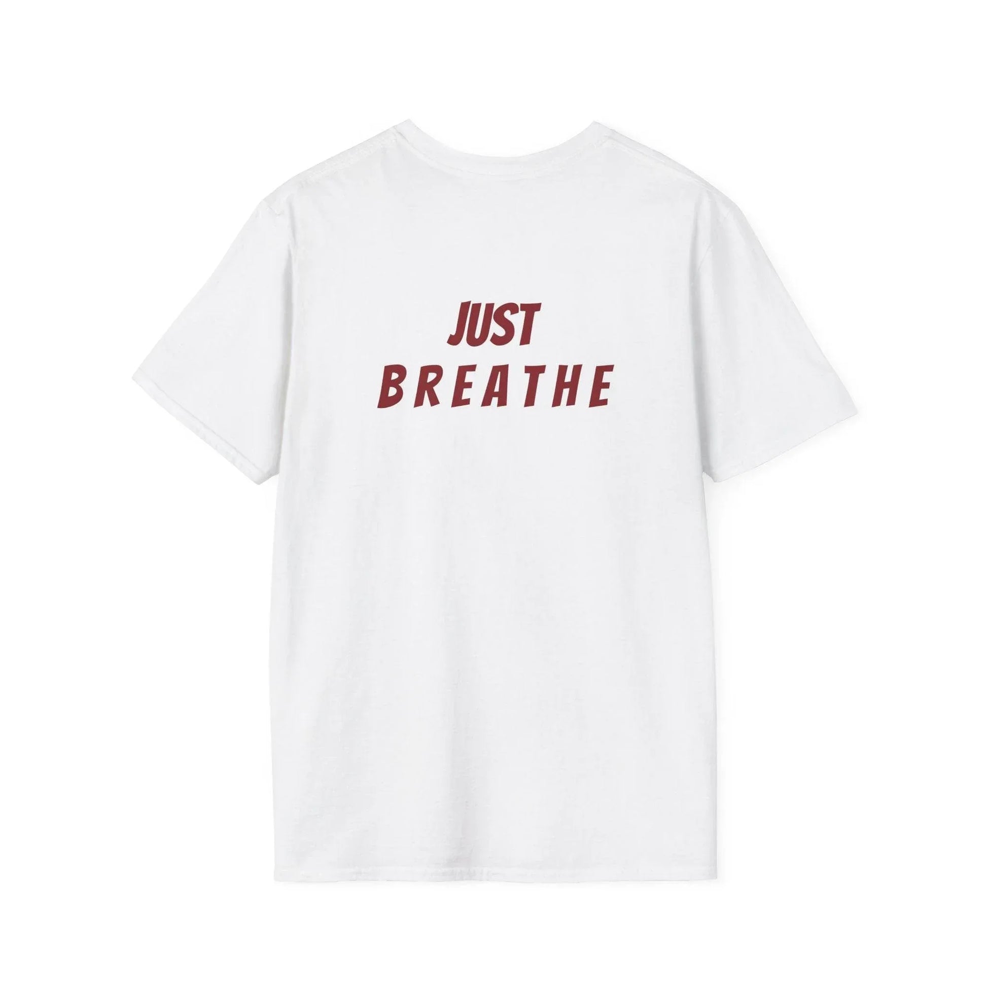 Unisex Softstyle T-Shirt - 'Just Breathe' - The Dreamer's Bookshop.