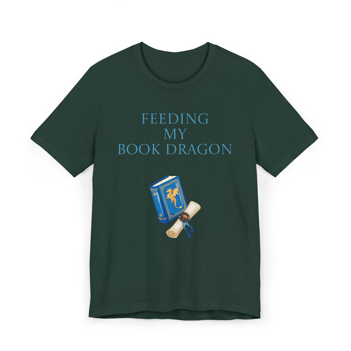 Unisex Jersey T-Shirt - Book Dragon