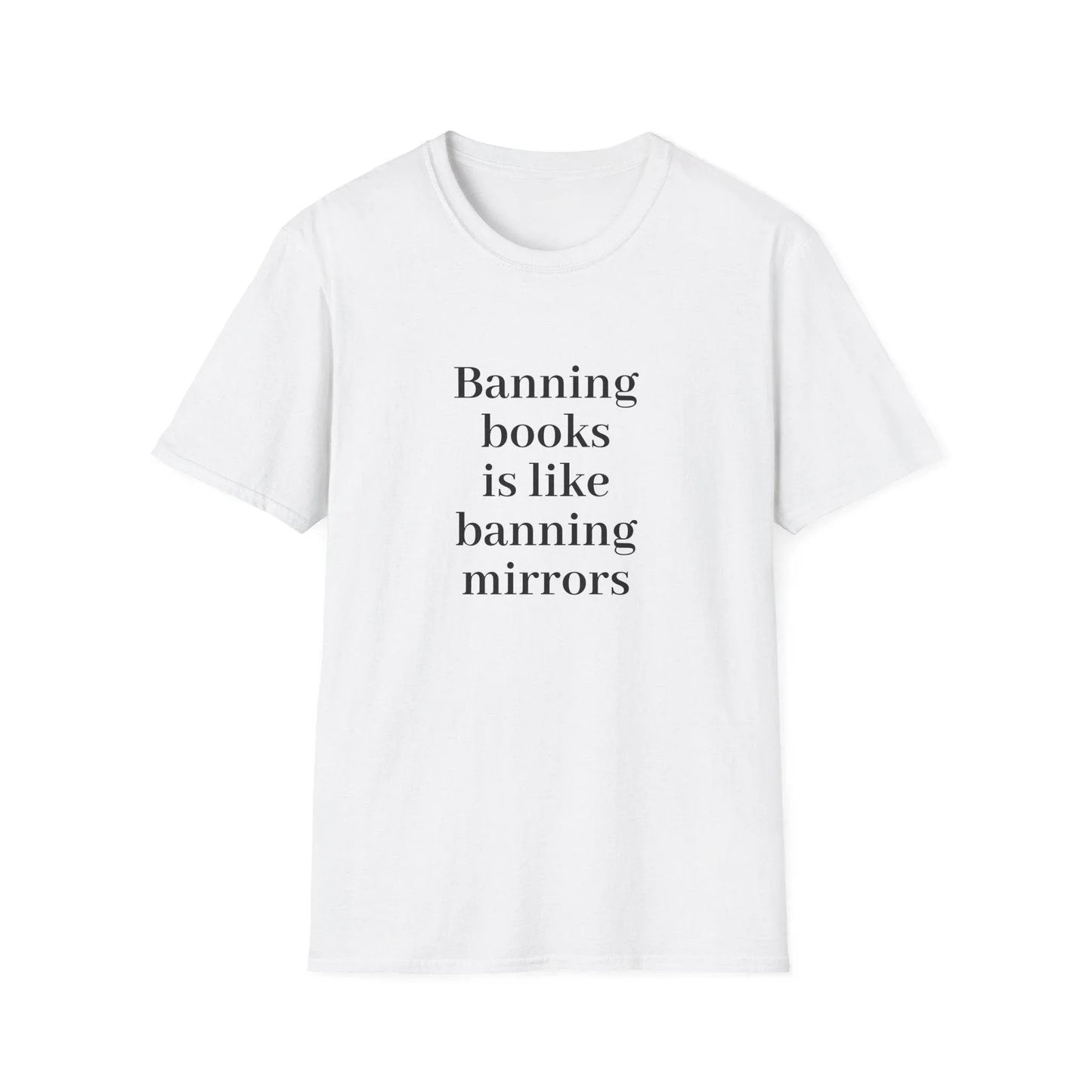 Unisex Softstyle T-Shirt - 'Banning Books' - The Dreamer's Bookshop.