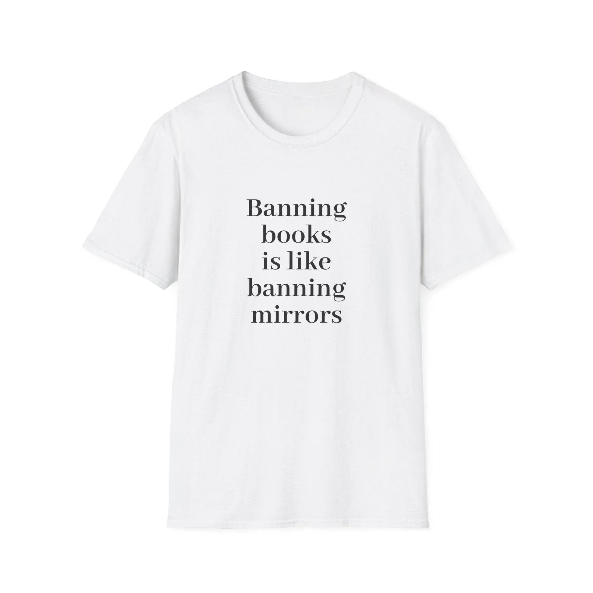 Unisex Softstyle T-Shirt - 'Banning Books' - The Dreamer's Bookshop.