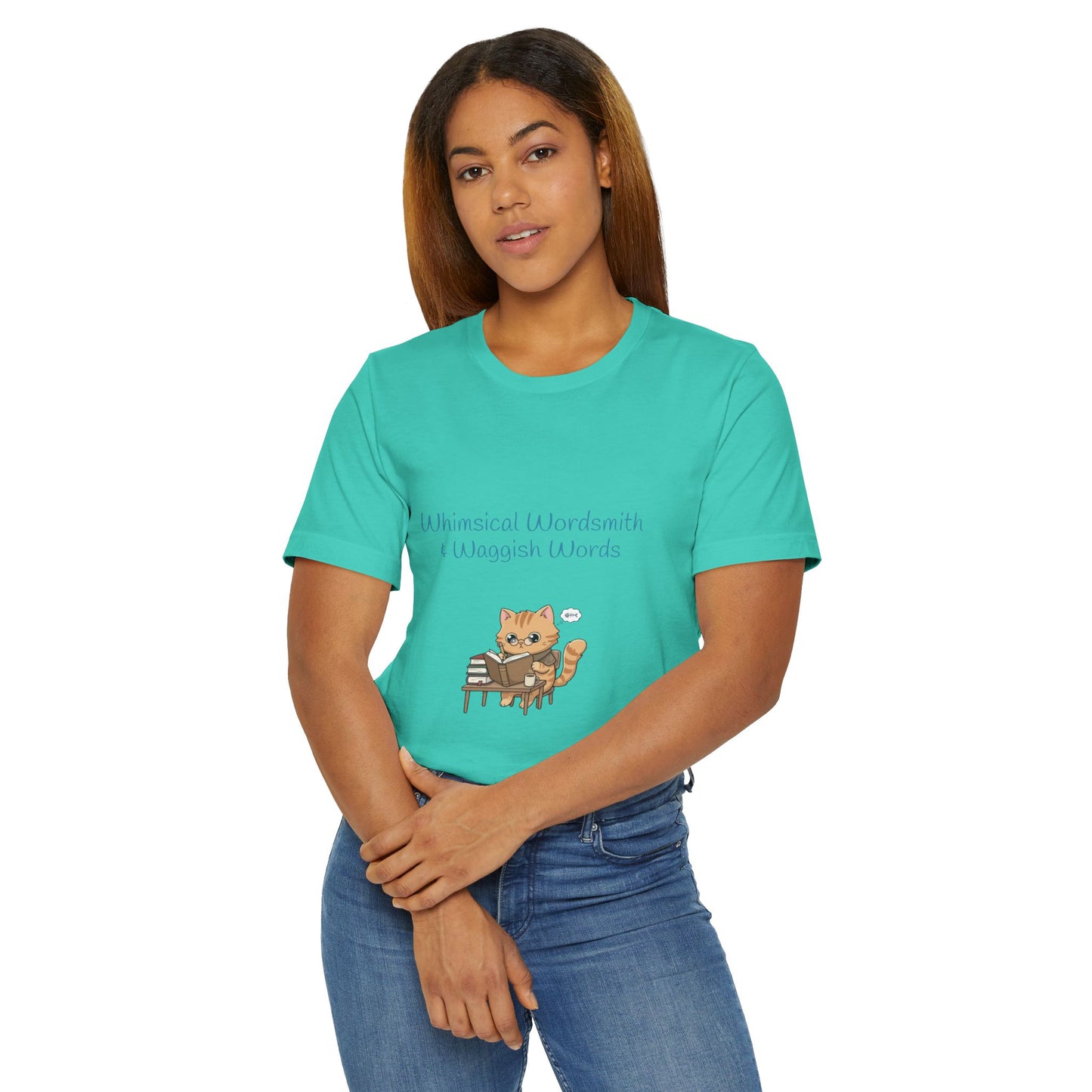 Unisex Jersey T-Shirt - 'Whimsical Wordsmith' Book lovers