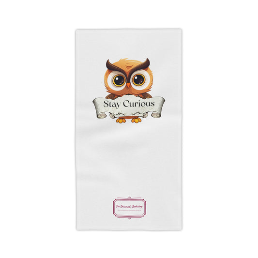 Literary Beach Towel - Book Lovers "Stay Curious"