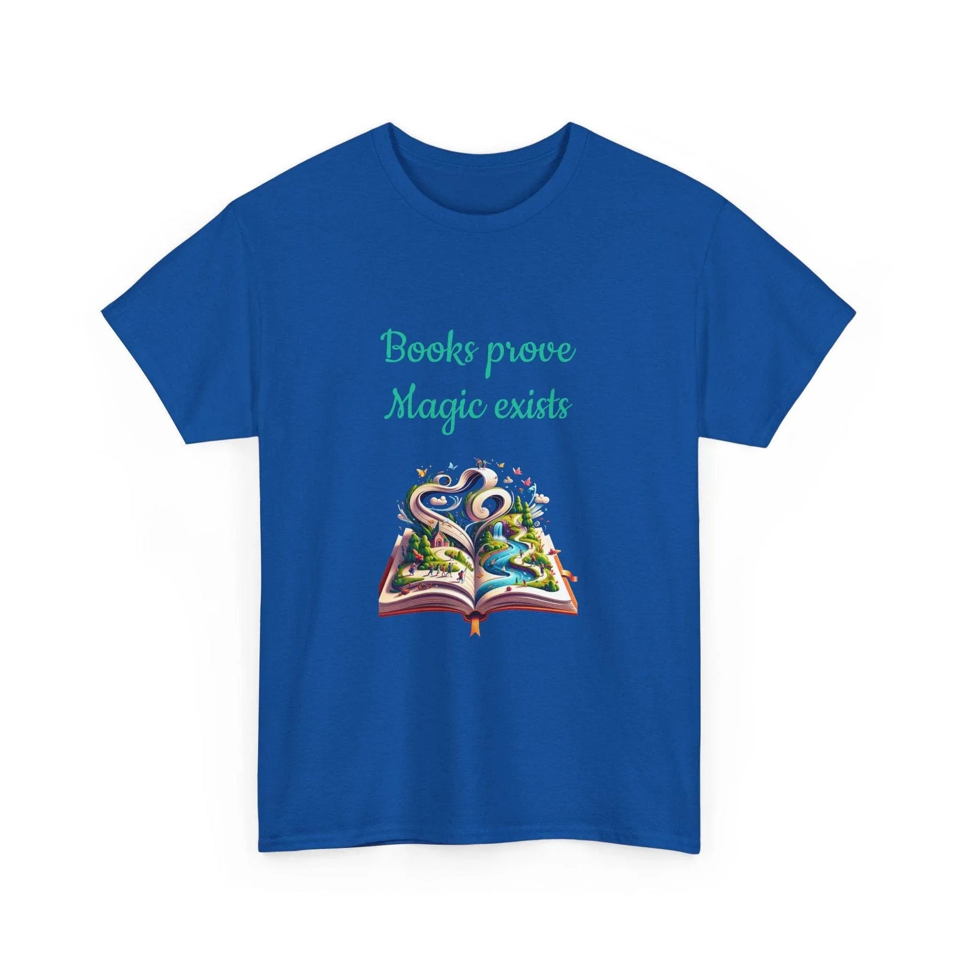 Magic exists - Unisex Heavy Cotton Tee for Book Lovers - The Dreamer's Bookshop.