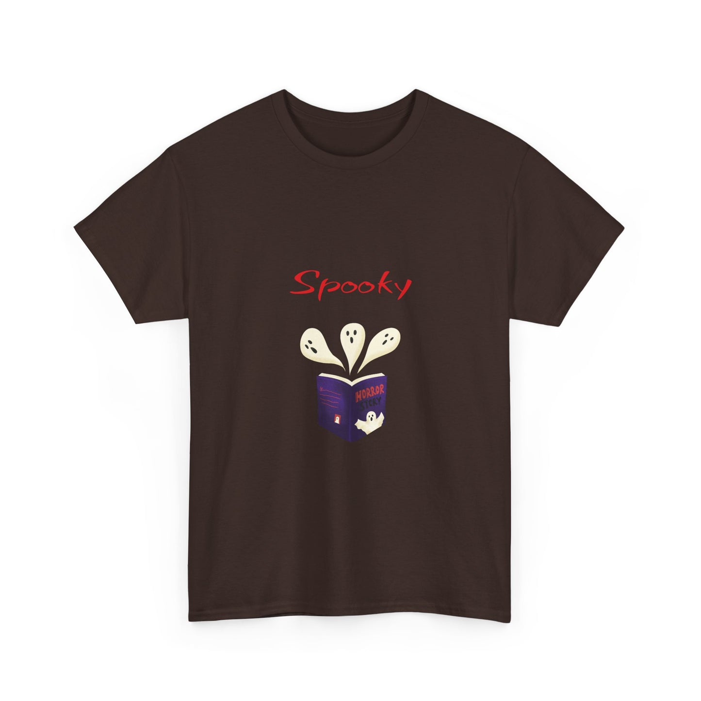 CA - Fiction -  Graphic Tee - Unisex Heavy Cotton T-Shirt Spooky Books