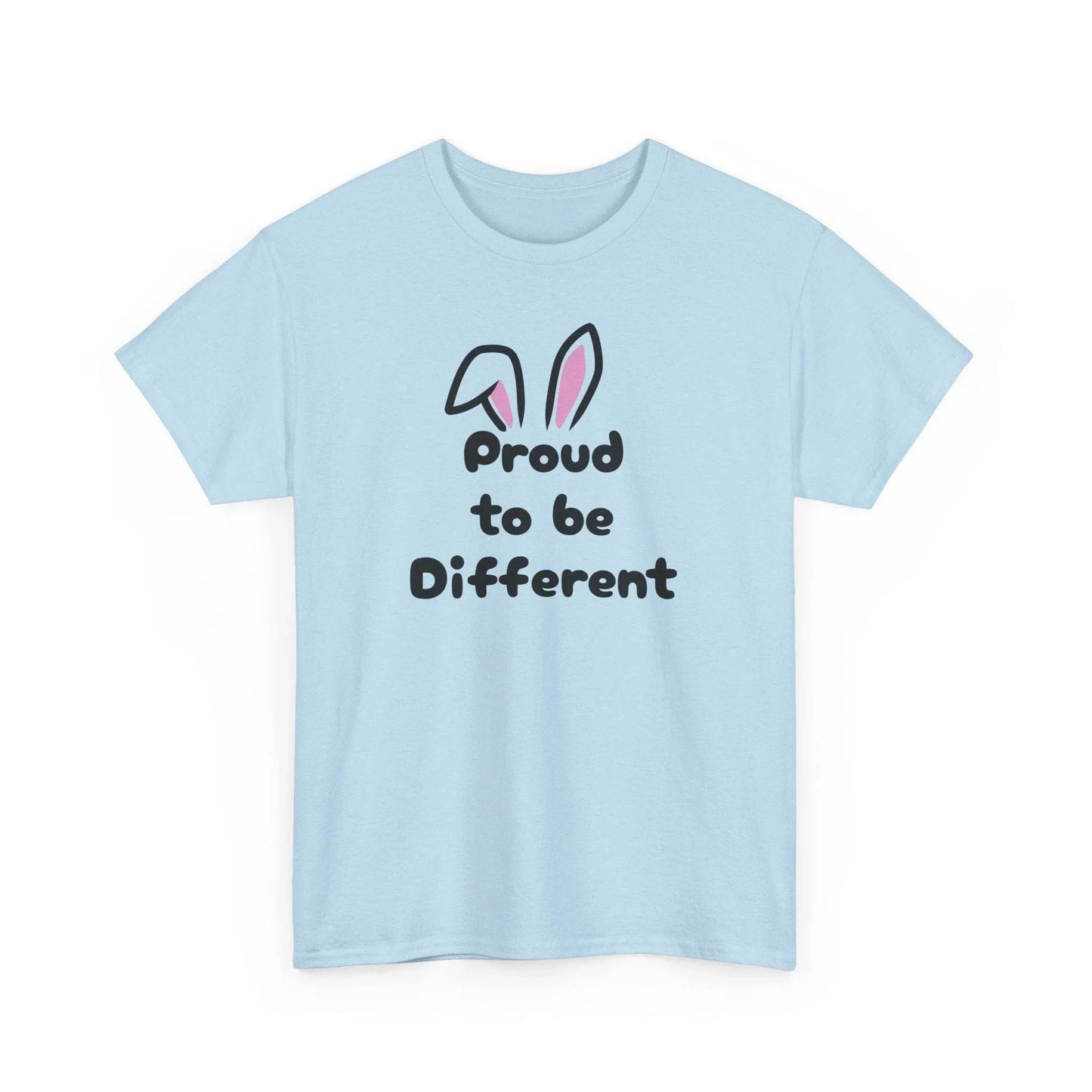 Proud to Be Different Unisex Heavy Cotton Tee - Celebrate Individuality - The Dreamer's Bookshop.