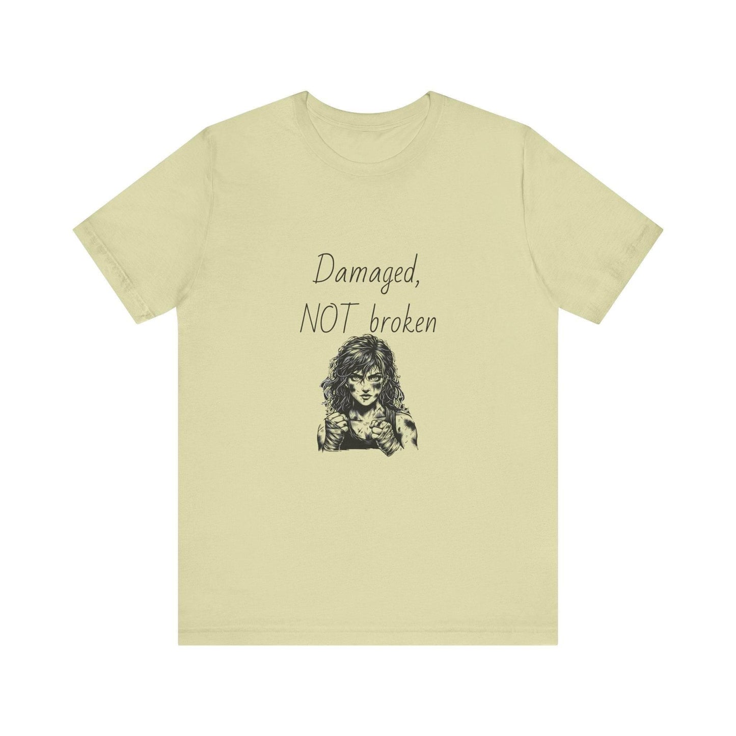 Fierce Survivor Unisex Short Sleeve Tee - Damaged, NOT broken - The Dreamer's Bookshop.