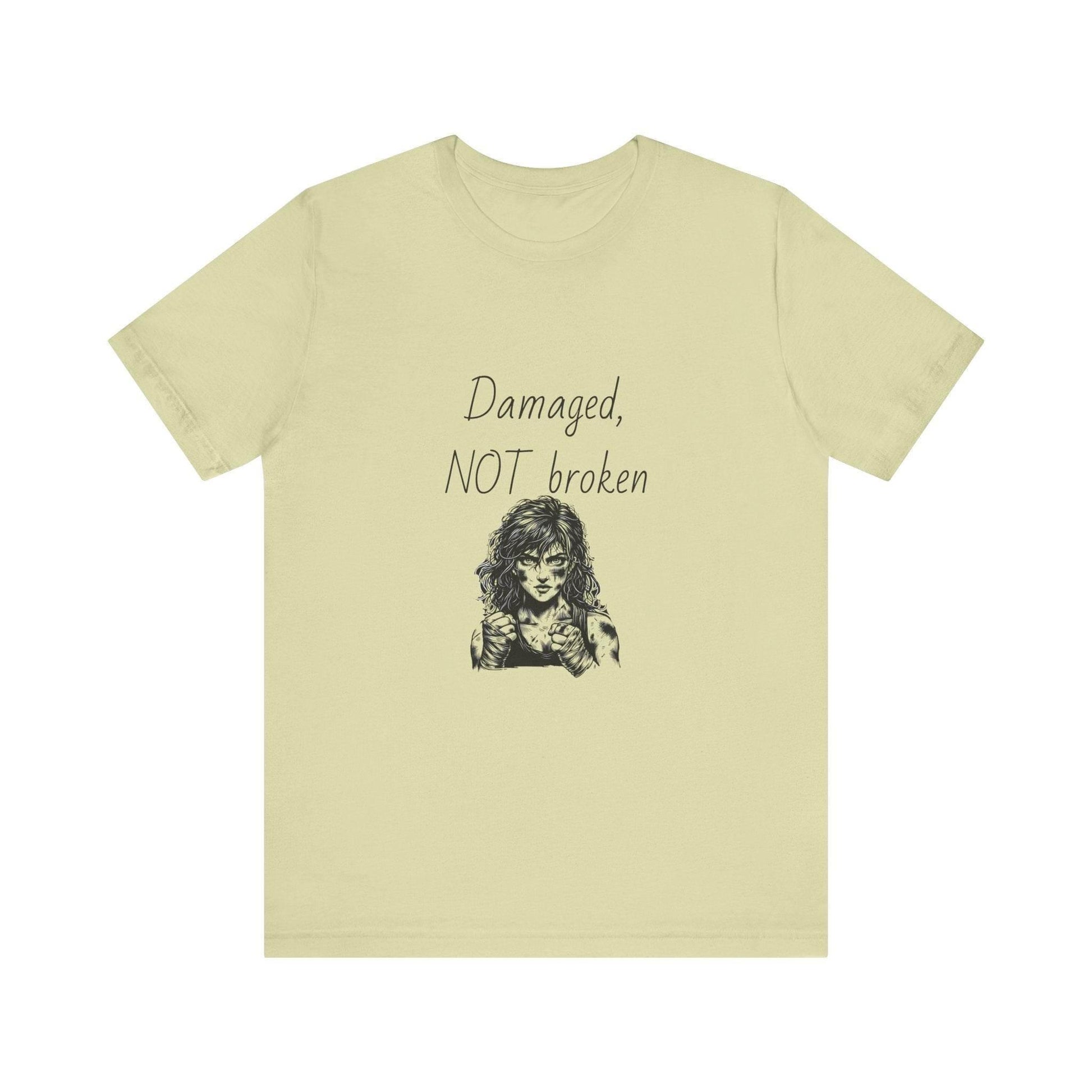 Fierce Survivor Unisex Short Sleeve Tee - Damaged, NOT broken - The Dreamer's Bookshop.