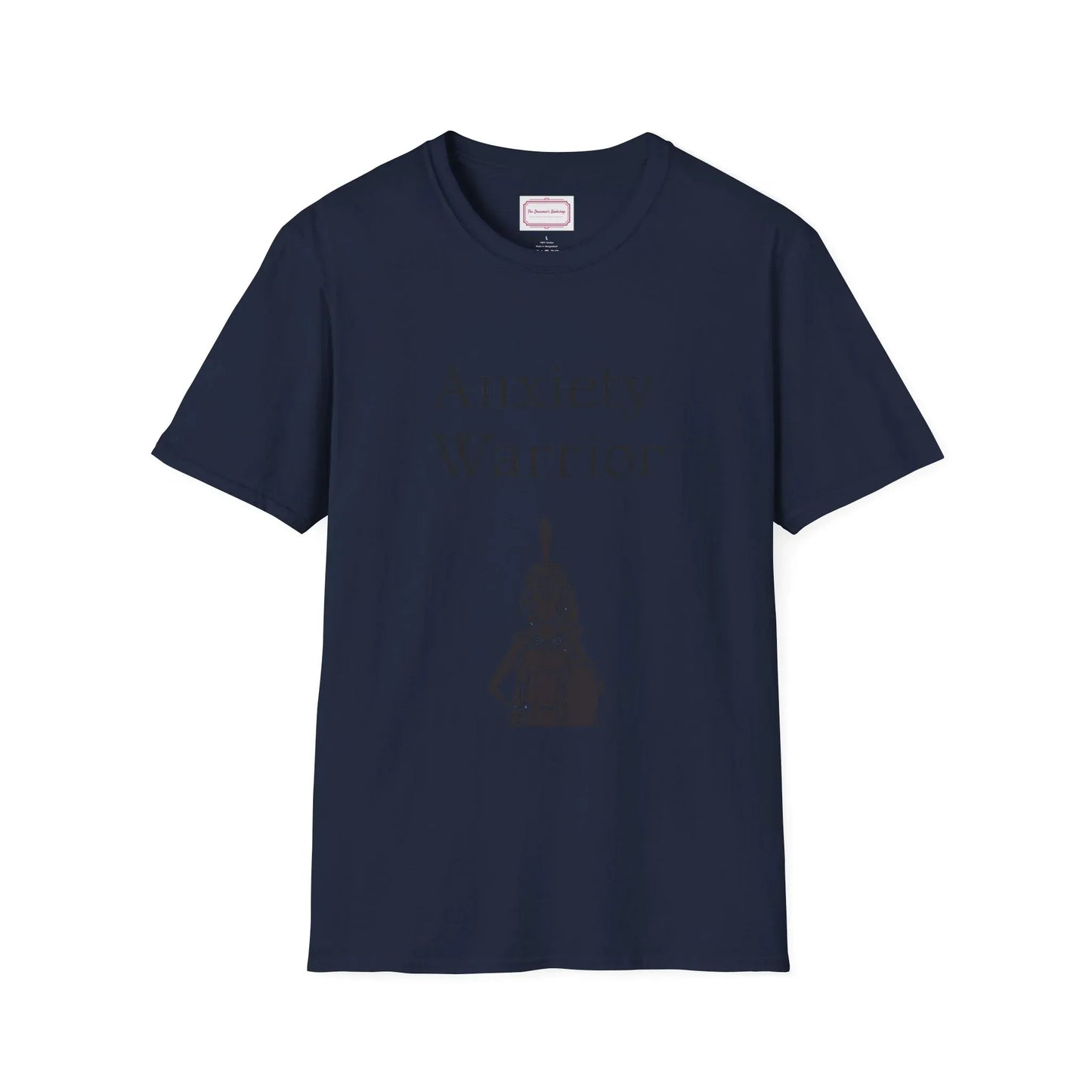 Anxiety Warrior Unisex Softstyle T-Shirt - Embrace Your Battles - The Dreamer's Bookshop.