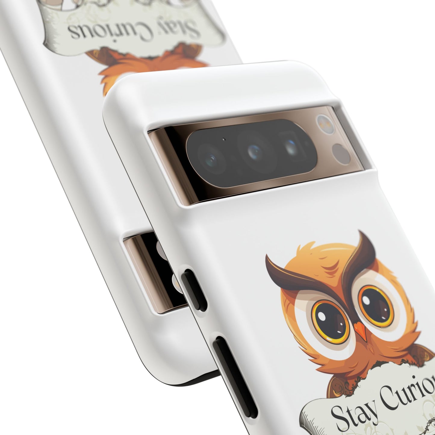 Google - Artistic Phone Case with Stay Curious - The Dreamer's Bookshop Design - Tough Cases