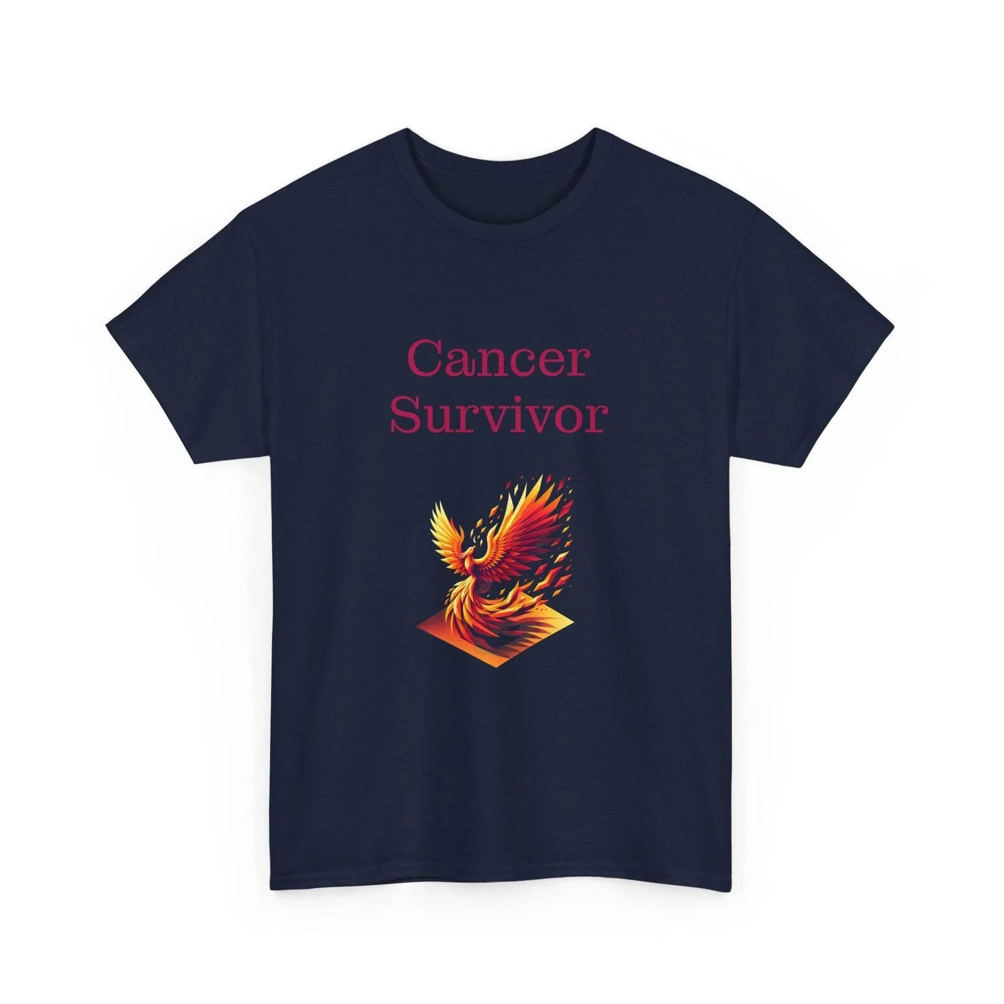 Cancer Survivor Unisex Heavy Cotton Tee - Empowering Apparel for Health Awareness - The Dreamer's Bookshop.
