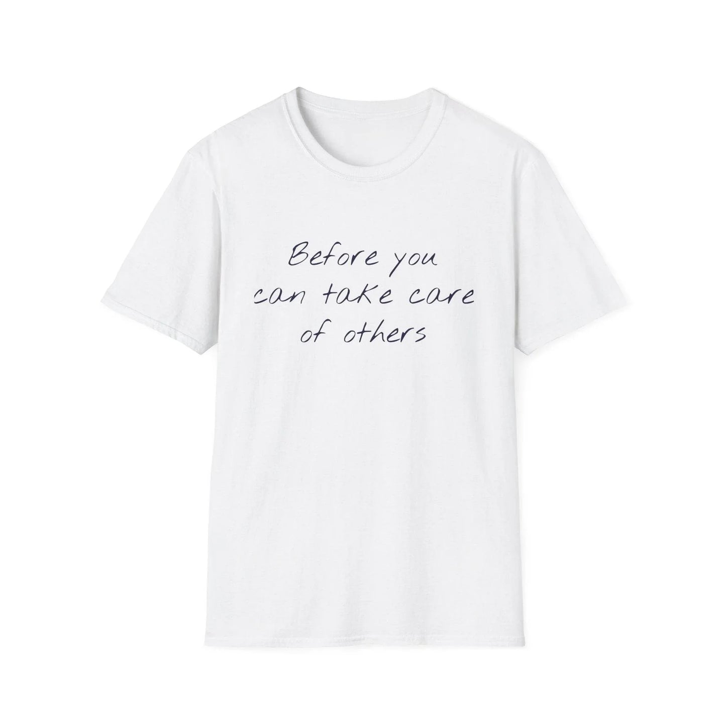 Unisex Softstyle T-Shirt - 'Take Care' Inspirational - The Dreamer's Bookshop.