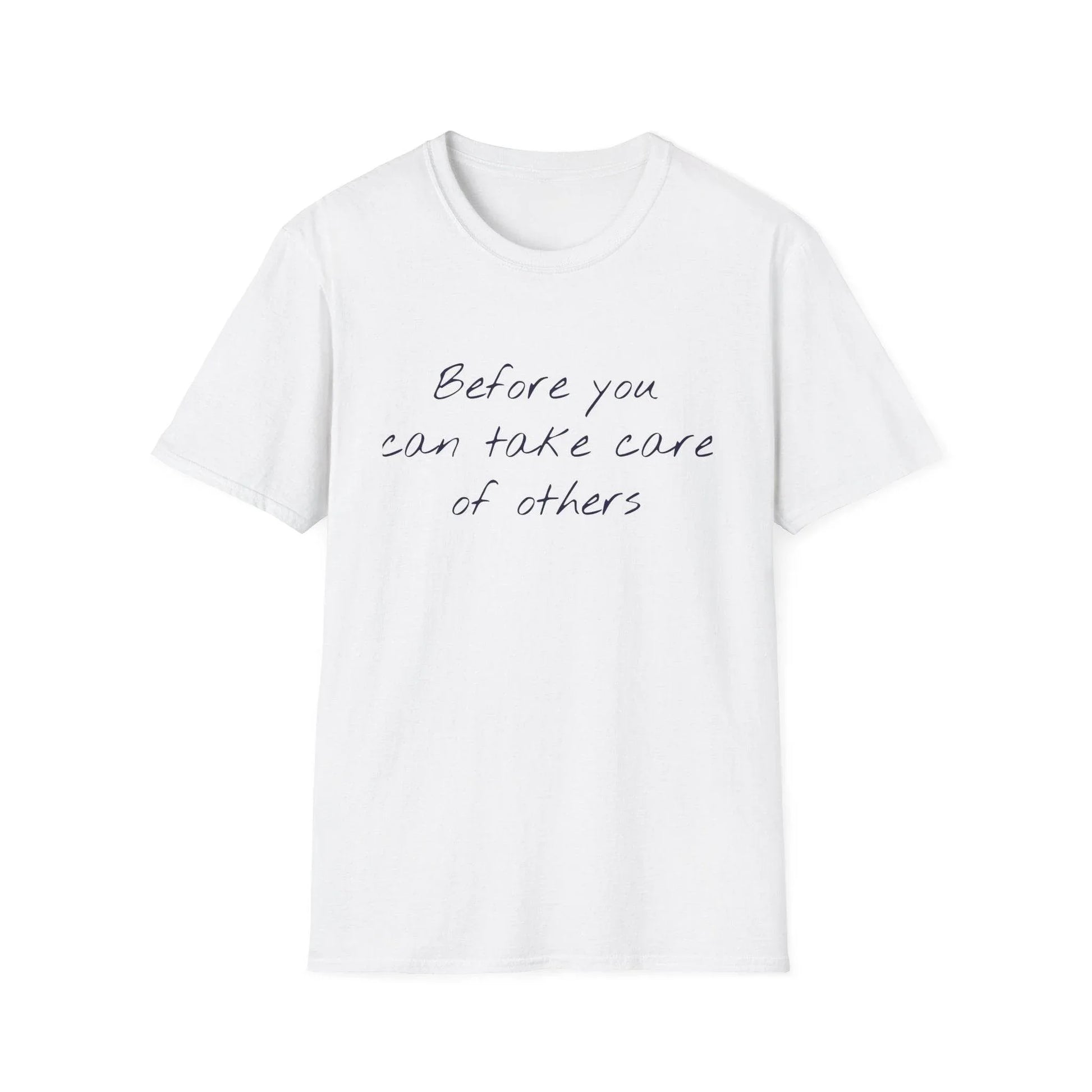 Unisex Softstyle T-Shirt - 'Take Care' Inspirational - The Dreamer's Bookshop.