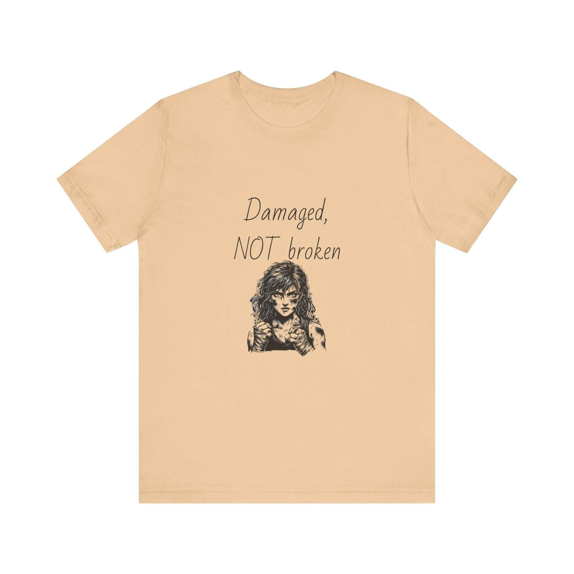 Fierce Survivor Unisex Short Sleeve Tee - Damaged, NOT broken - The Dreamer's Bookshop.