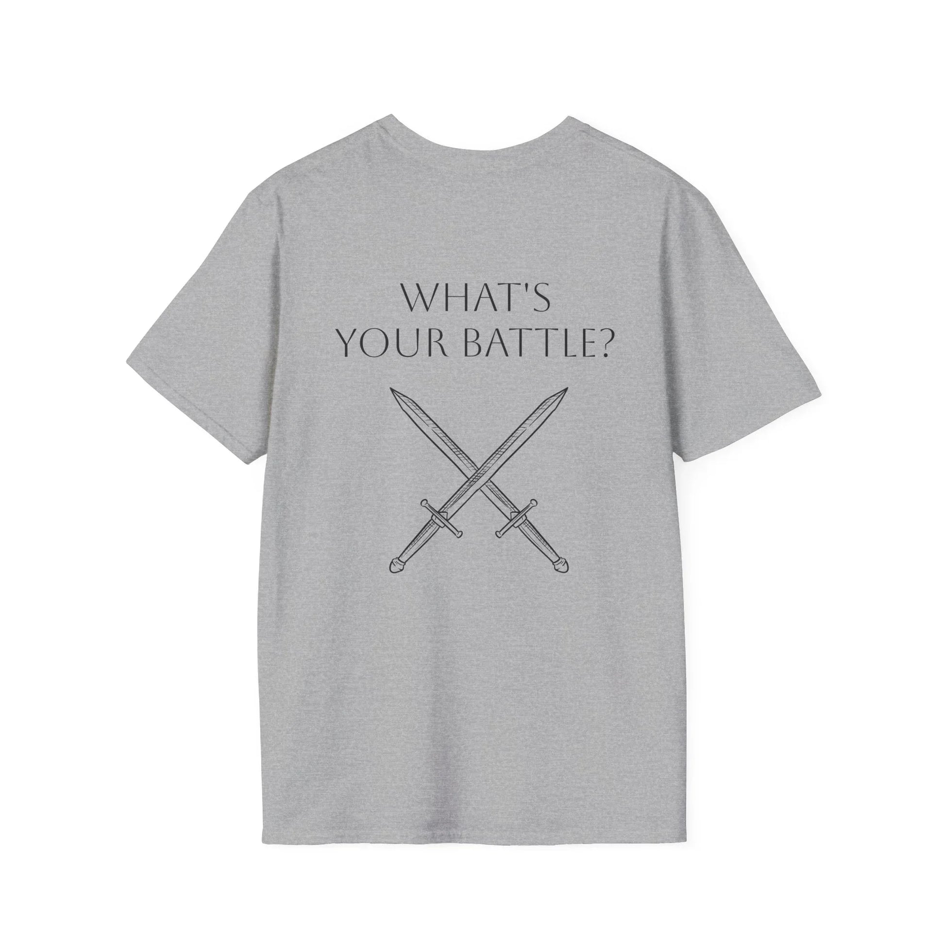M.S. Warrior Unisex Softstyle T-Shirt - What's Your Battle? - The Dreamer's Bookshop.