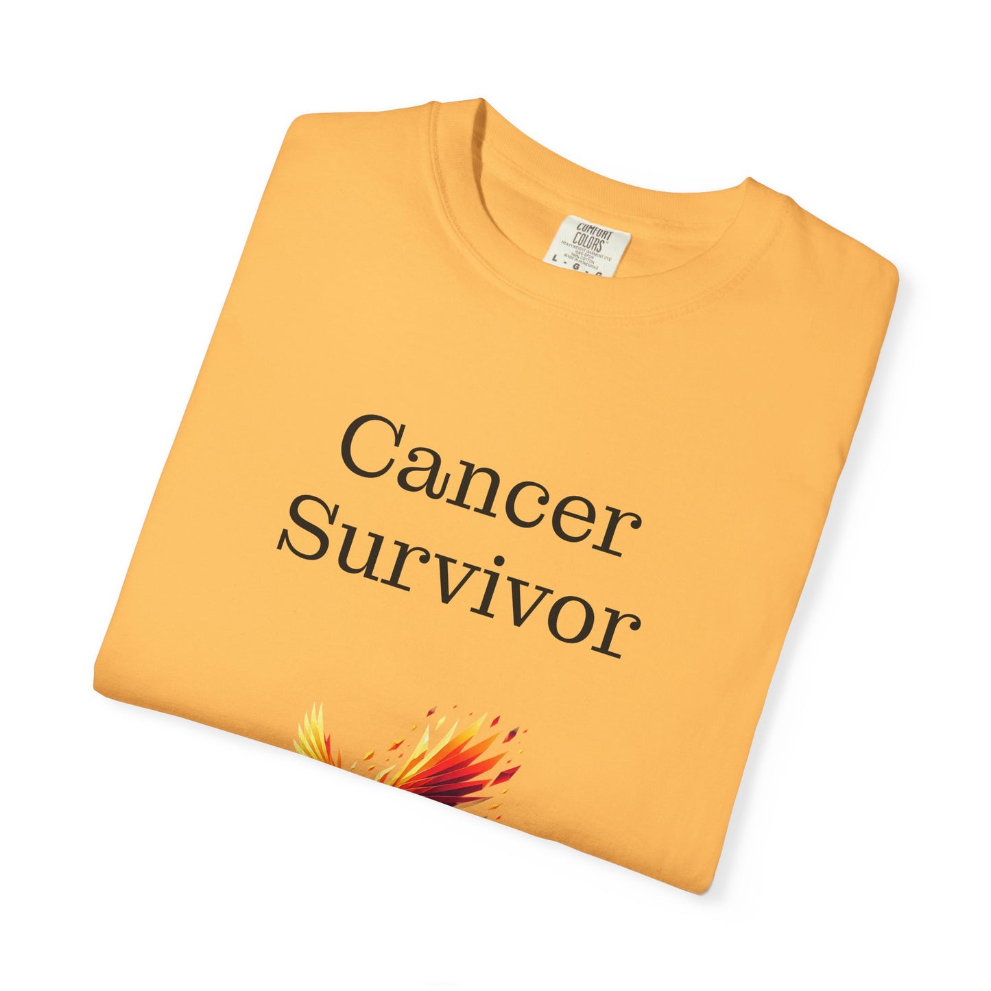 AU - Cancer Survivor Unisex Garment-Dyed T-Shirt - Empowering Supportive Apparel
