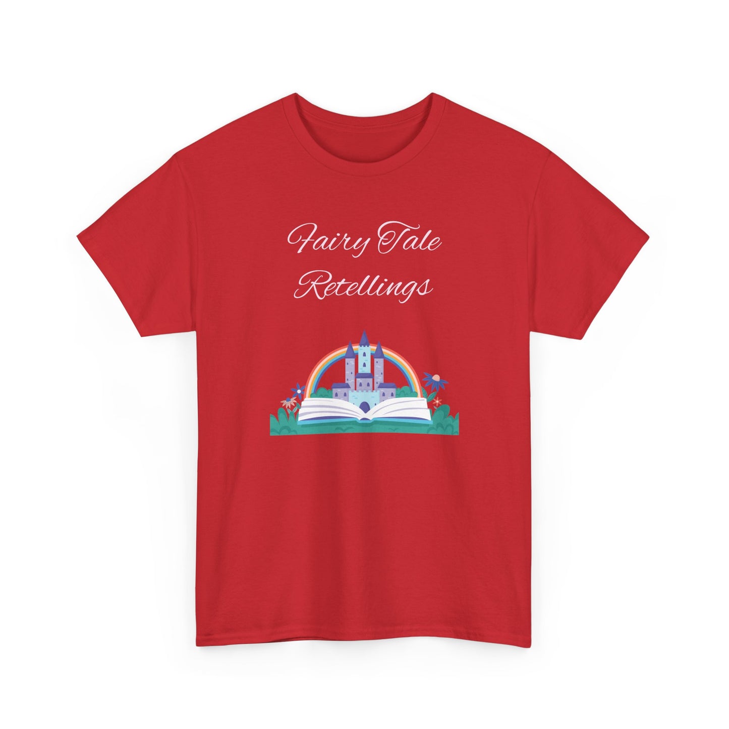 Fiction -  Graphic Tee - Unisex Heavy Cotton T-Shirt - Fairy Tale Retellings