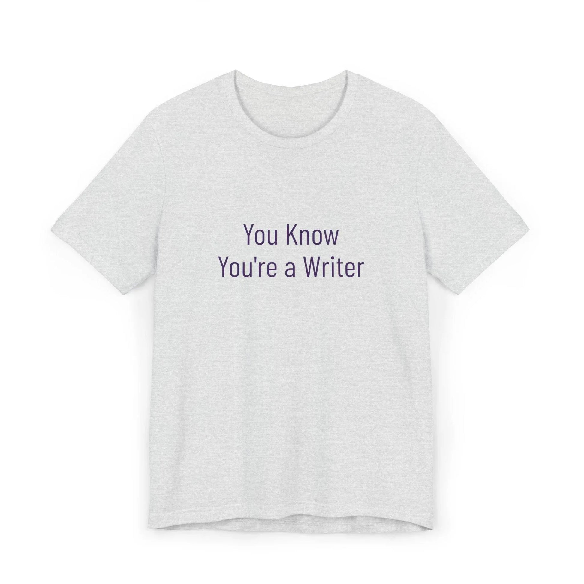 Unisex Jersey T-Shirt - 'You Know' Philosophical - The Dreamer's Bookshop.