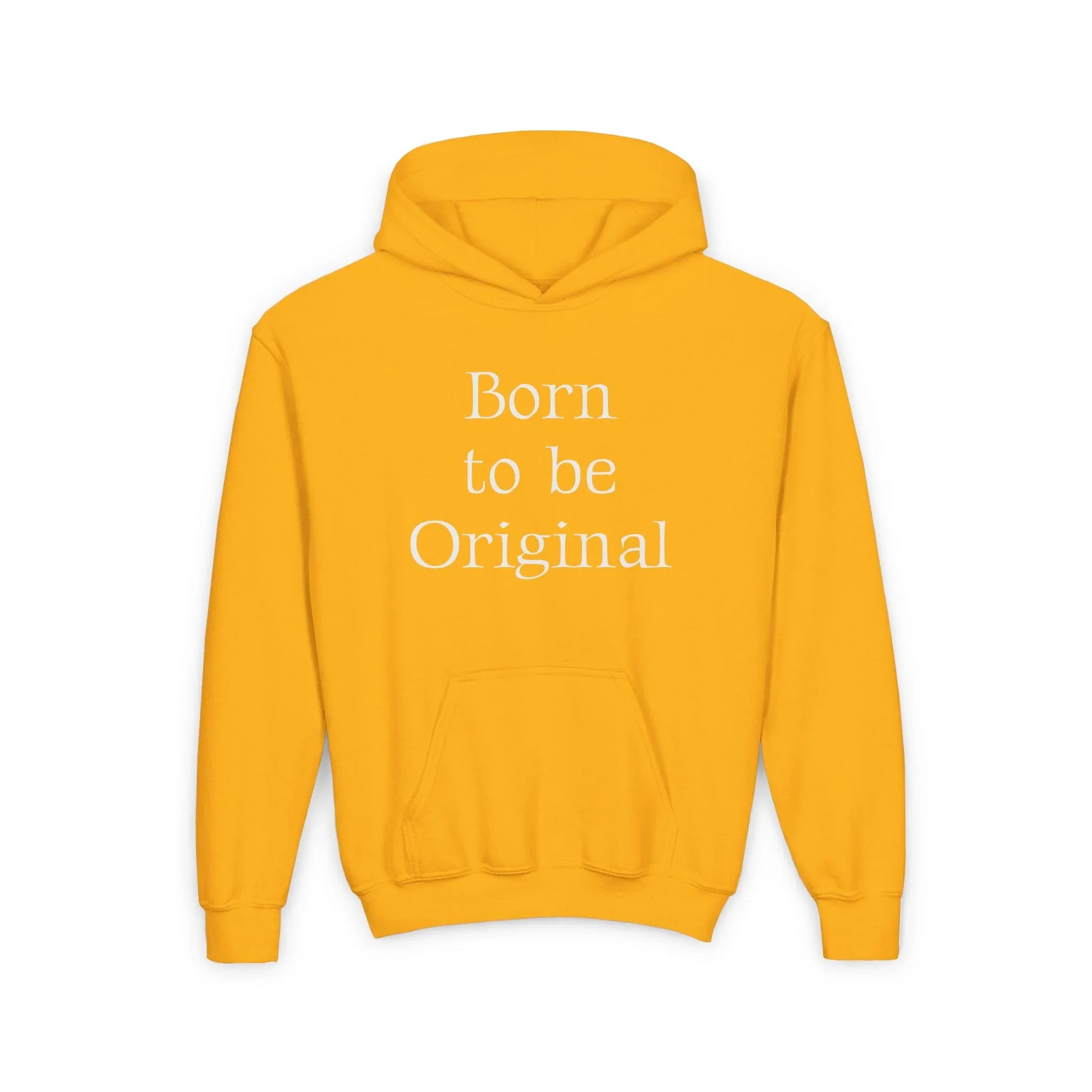 US (Ww) - Youth Heavy Blend Hooded Sweatshirt - "Born to be Original" & "Created by a Creator of Worlds" - The Dreamer's Bookshop.