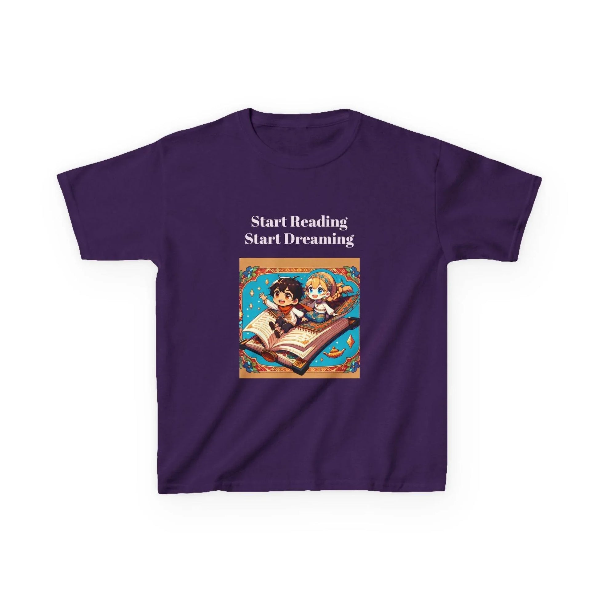 EU - Kids Start Reading Start Dreaming Tee - The Dreamer's Bookshop.