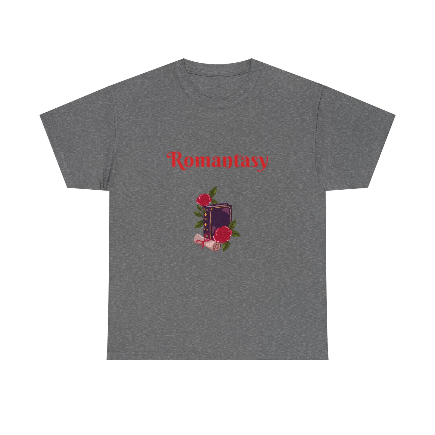 Fantasy -  Graphic Tee - Unisex Heavy Cotton T-Shirt Romantasy Books