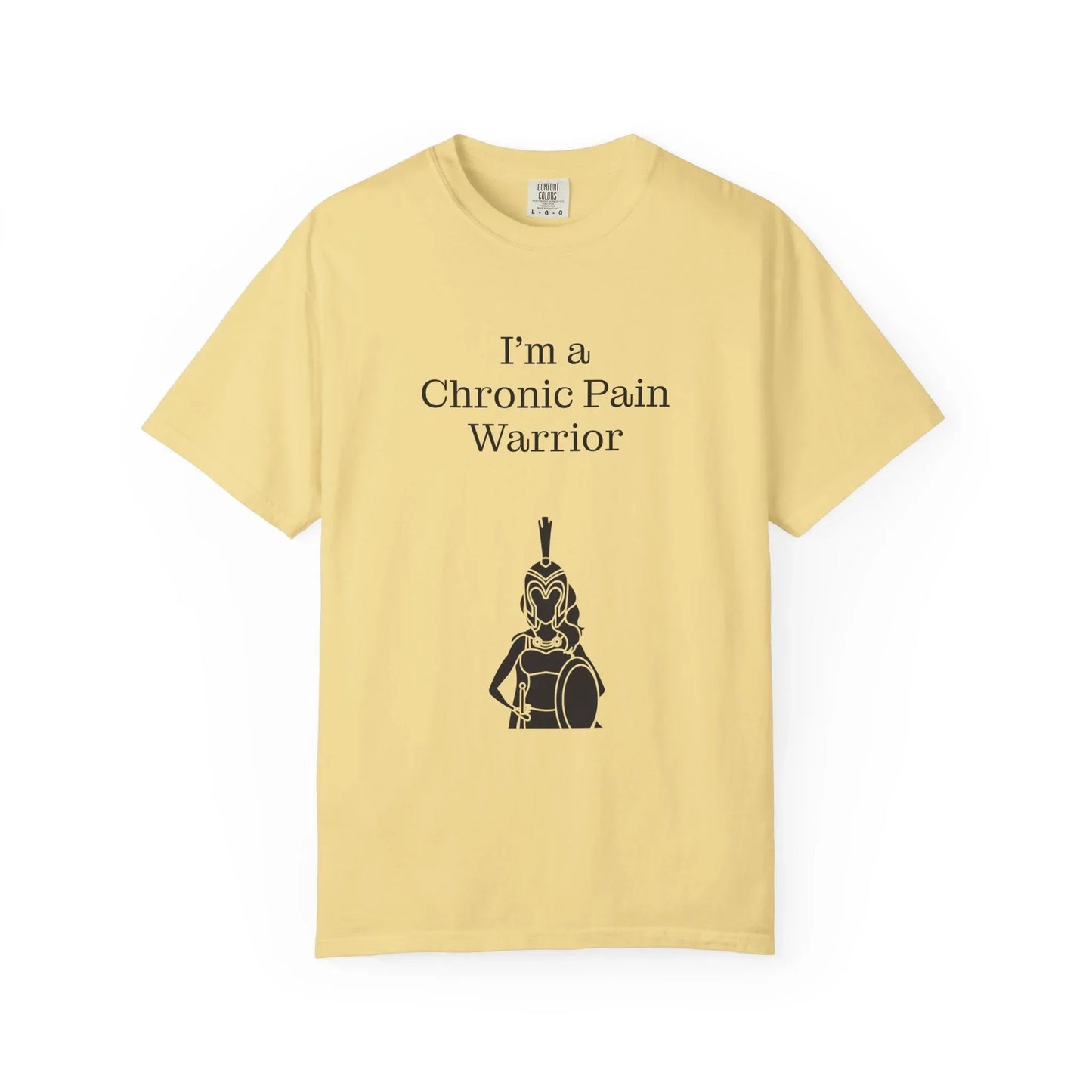 Chronic Pain Warrior Unisex Garment-Dyed T-Shirt - Empowering Supportive Apparel - The Dreamer's Bookshop.