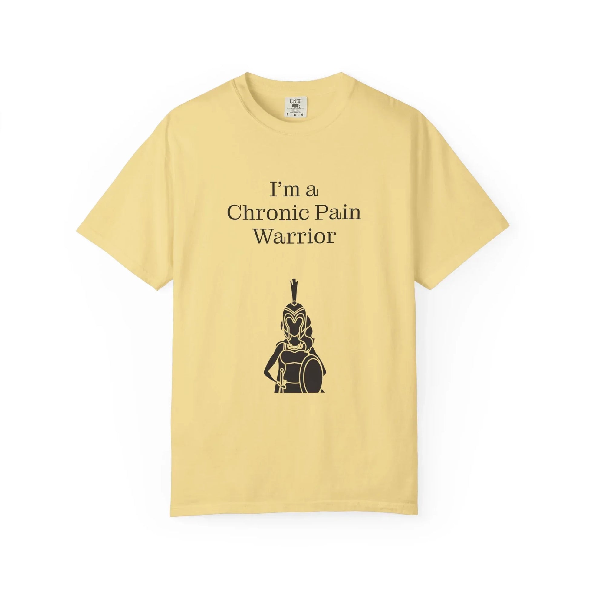 Chronic Pain Warrior Unisex Garment-Dyed T-Shirt - Empowering Supportive Apparel - The Dreamer's Bookshop.