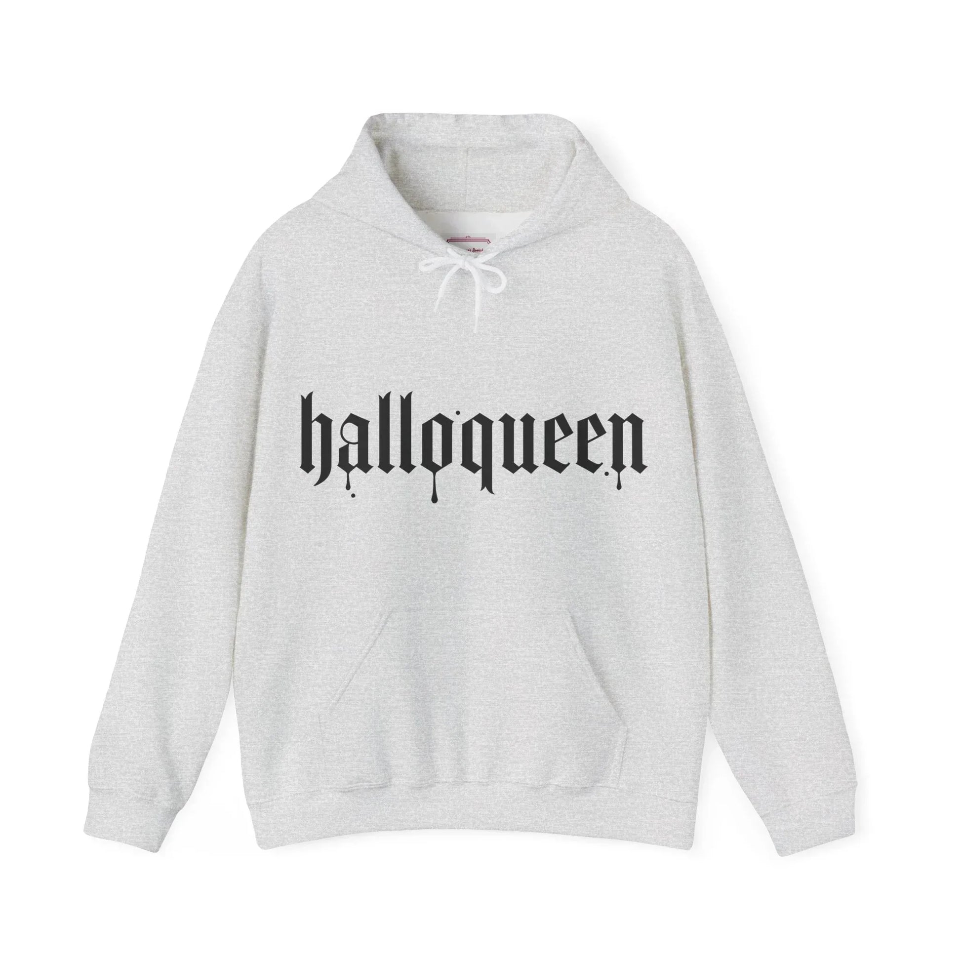 Halloqueen Hooded Sweatshirt - Perfect for Spooky Lovers - The Dreamer's Bookshop.