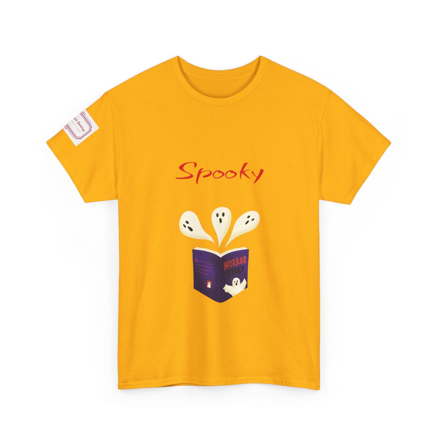 EU - Fiction - Unisex Heavy Cotton Tee - Spooky Books